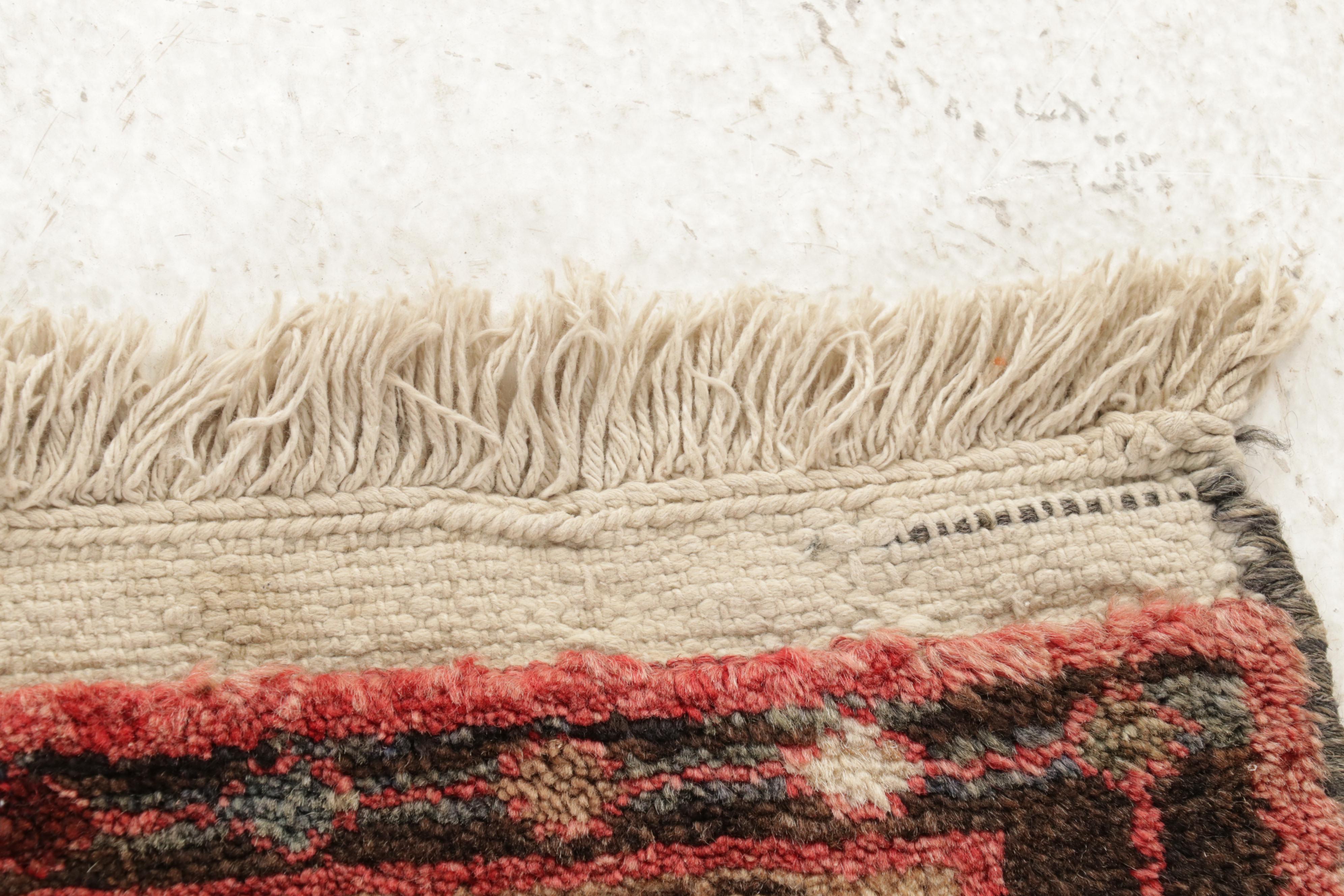 3'3 x 5'9 Hand-Knotted Persian Zanjan Rug, 1920s