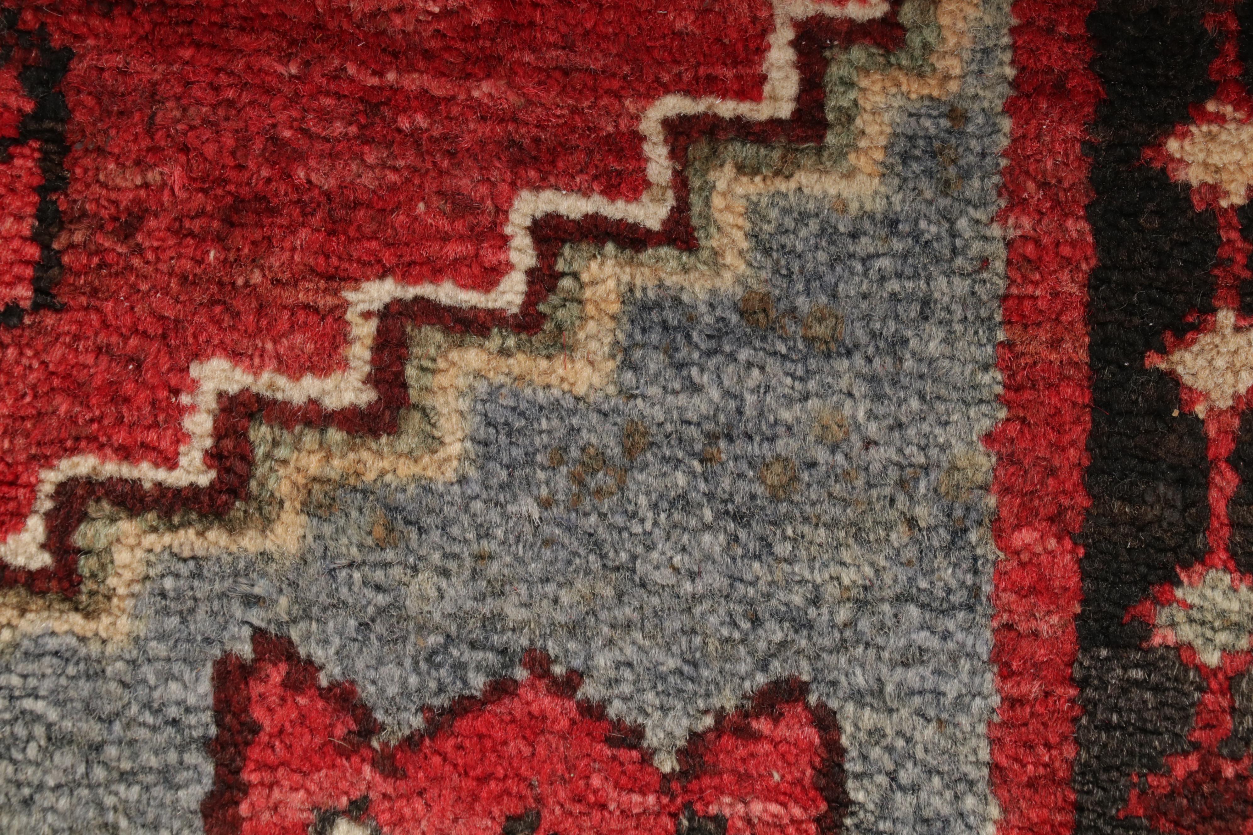 3'3 x 5'9 Hand-Knotted Persian Zanjan Rug, 1920s