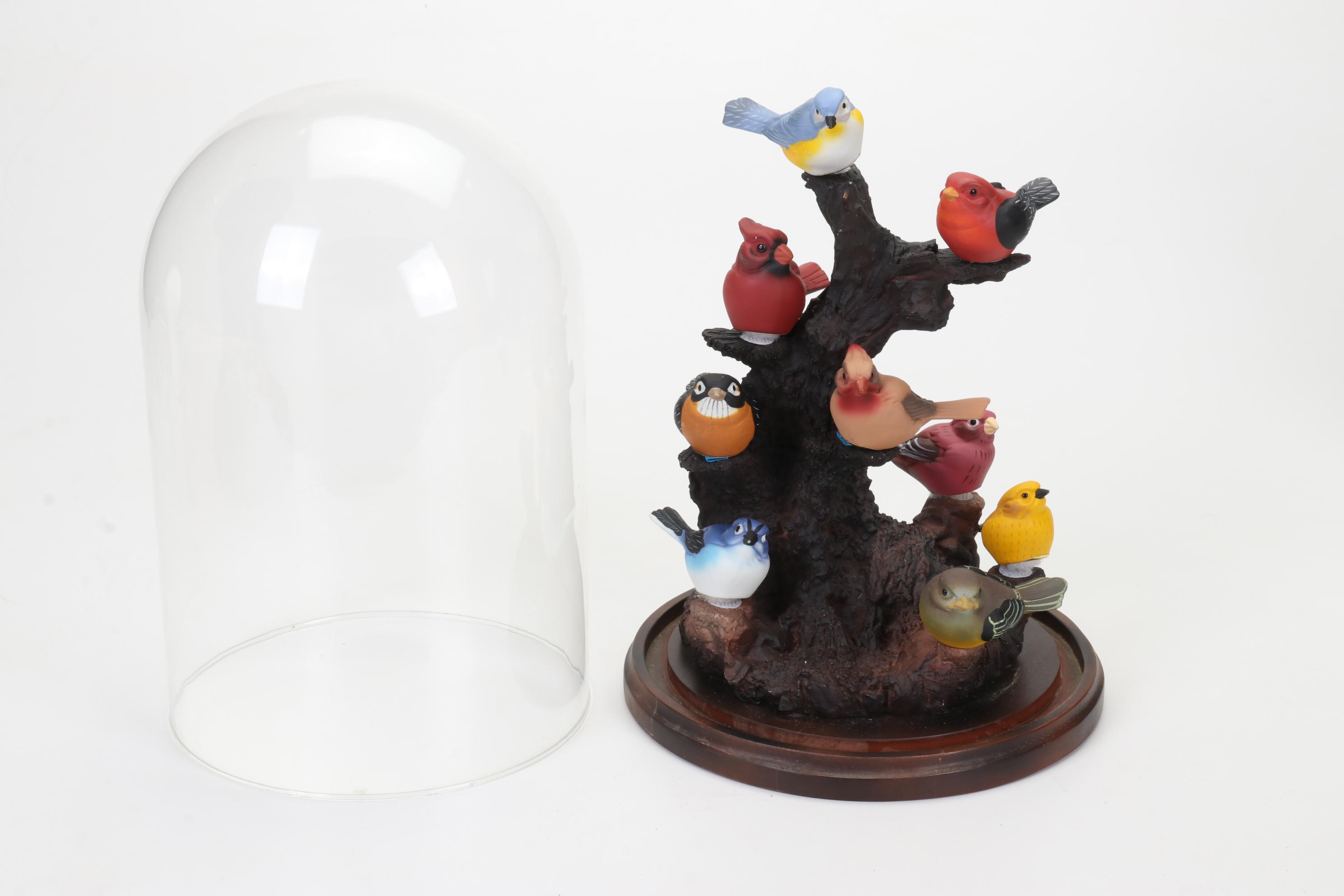 U.S.Commemorative Fine Art Gallery Porcelain Birds & LE. Smith Glass Plates