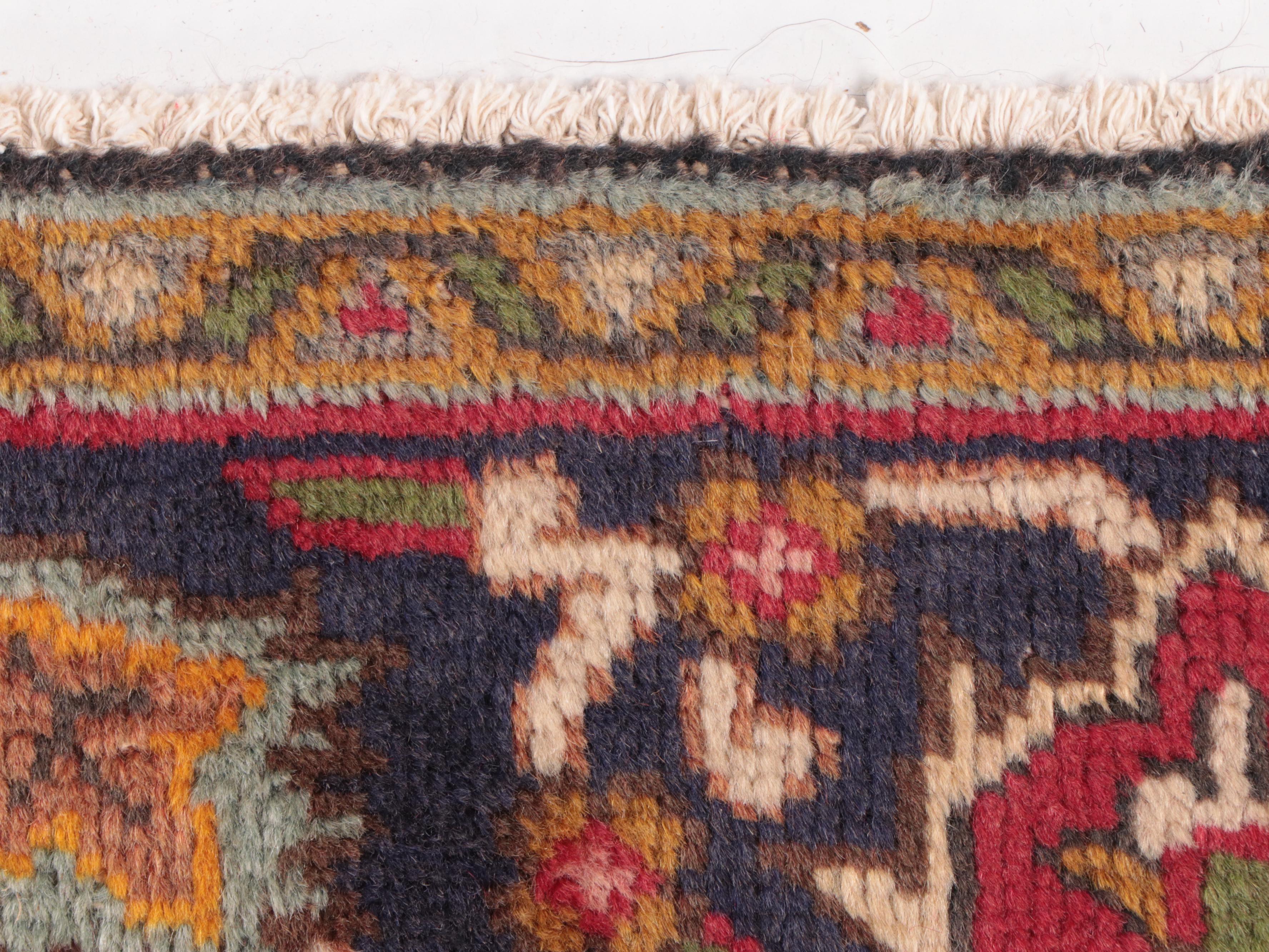 4'7 x 7'5 Hand-Knotted Persian Qazvin Area Rug