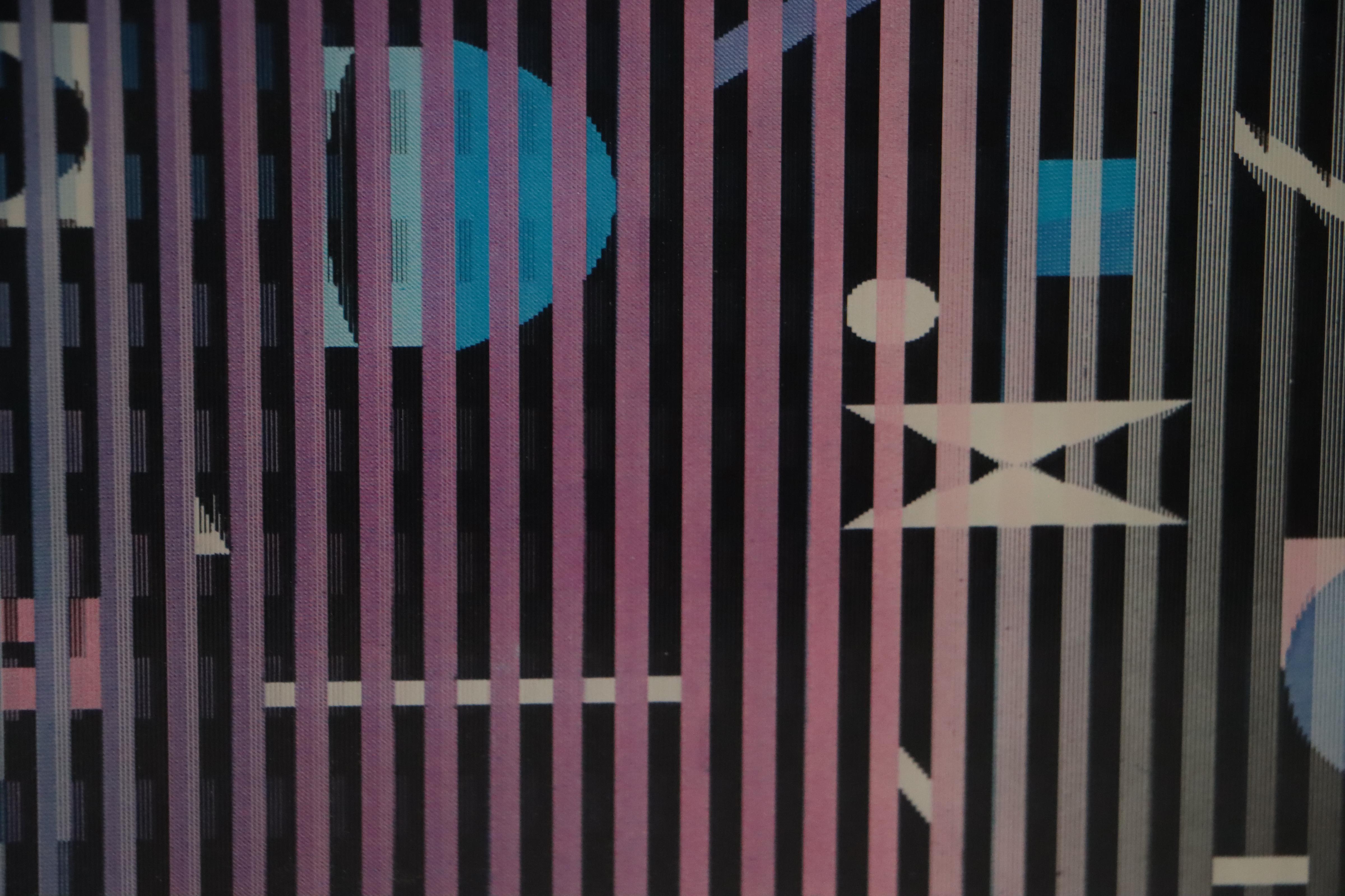 Yaacov Agam Abstract Agamograph "Fond Marin"