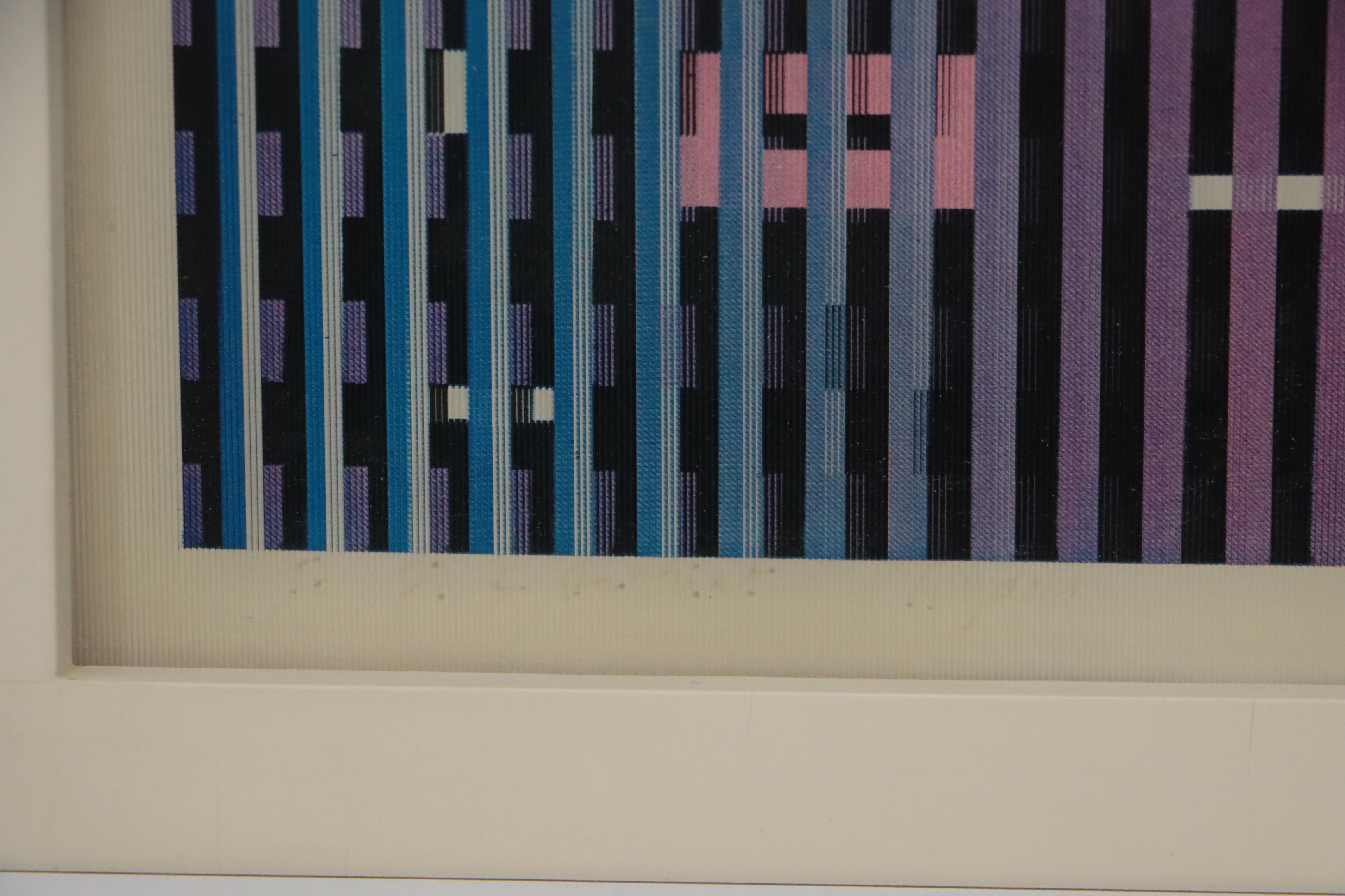 Yaacov Agam Abstract Agamograph "Fond Marin"