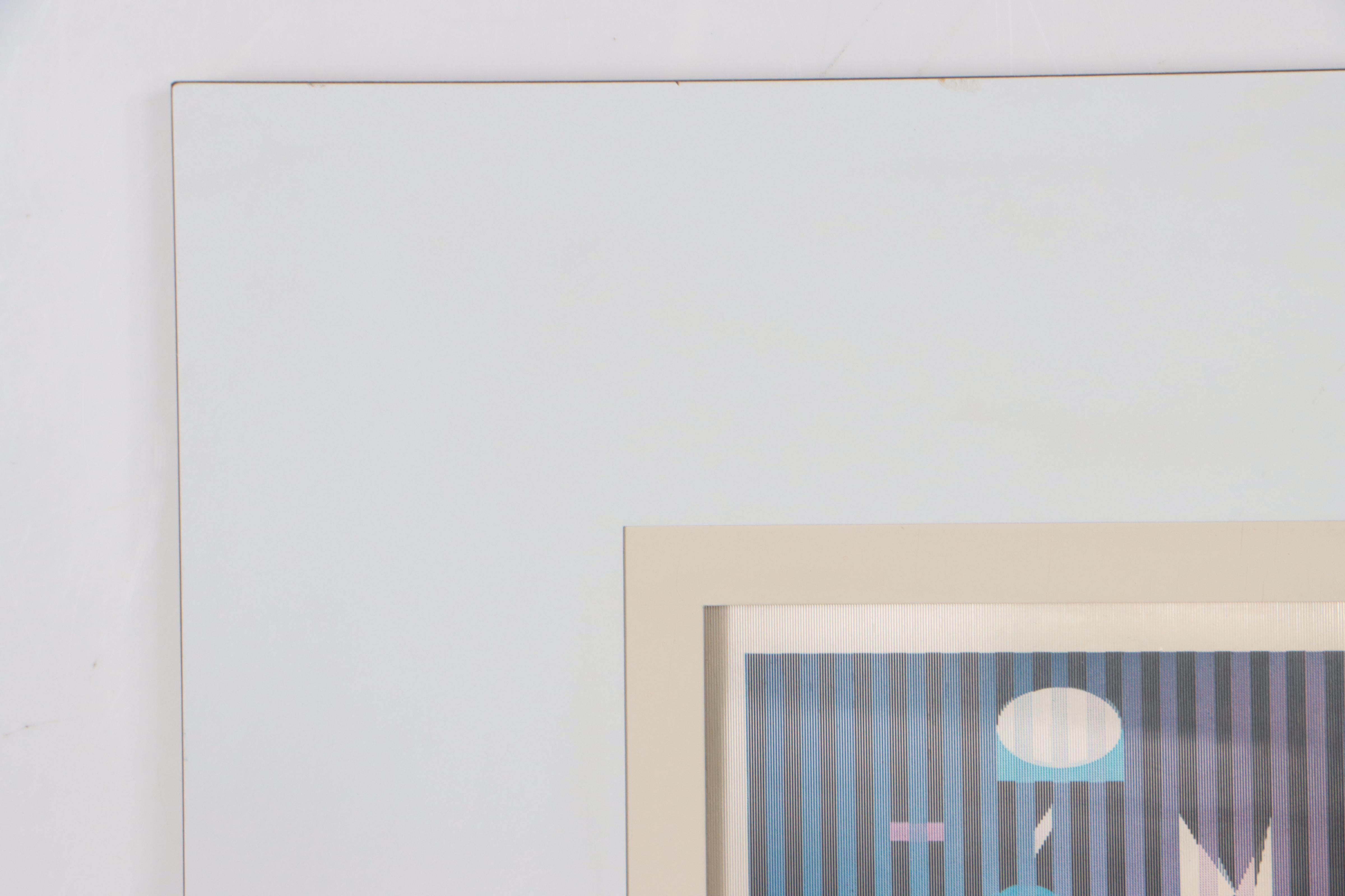 Yaacov Agam Abstract Agamograph "Fond Marin"