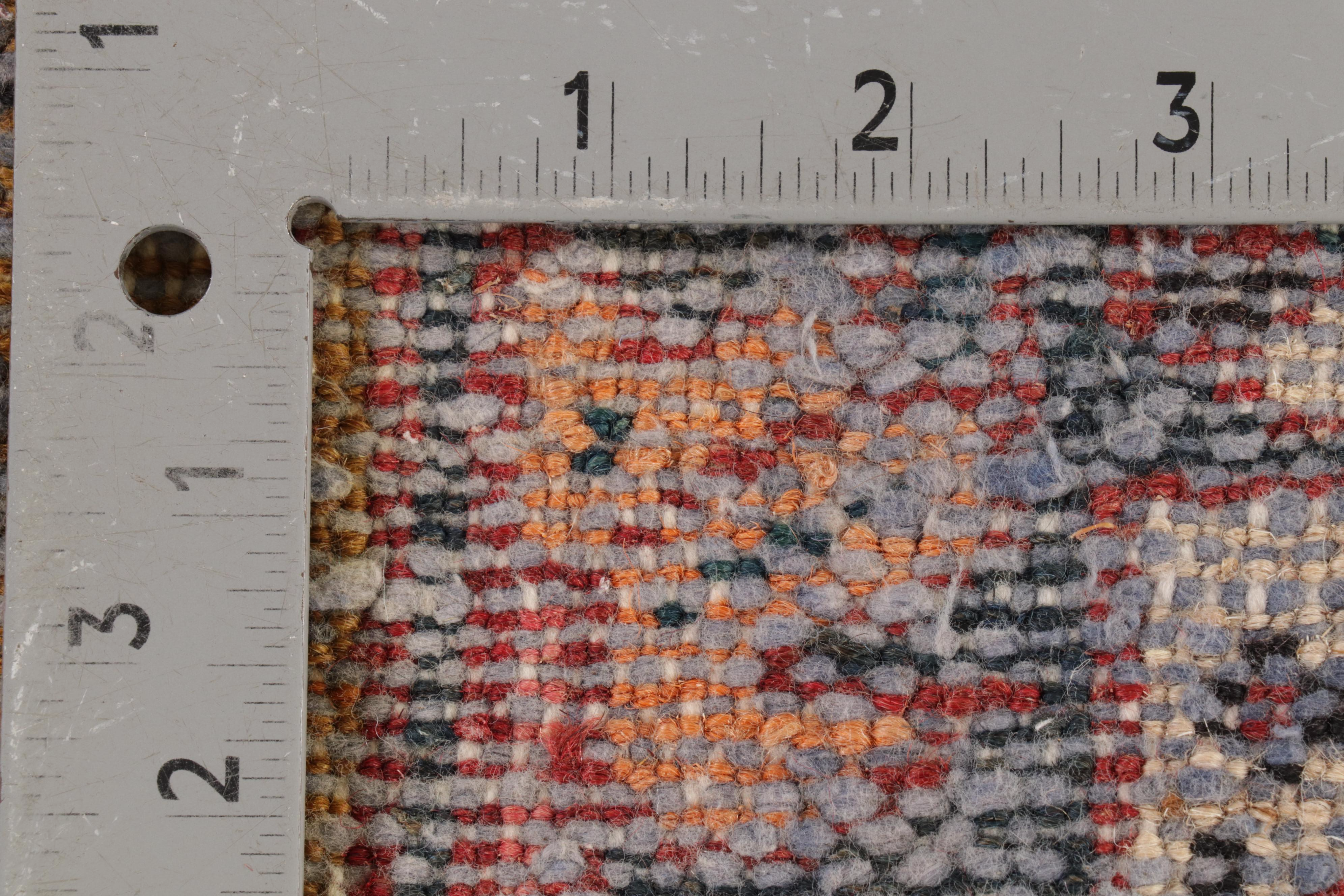 2'1 x 4'1 Hand-Knotted Persian Karaja Rug, 1940s