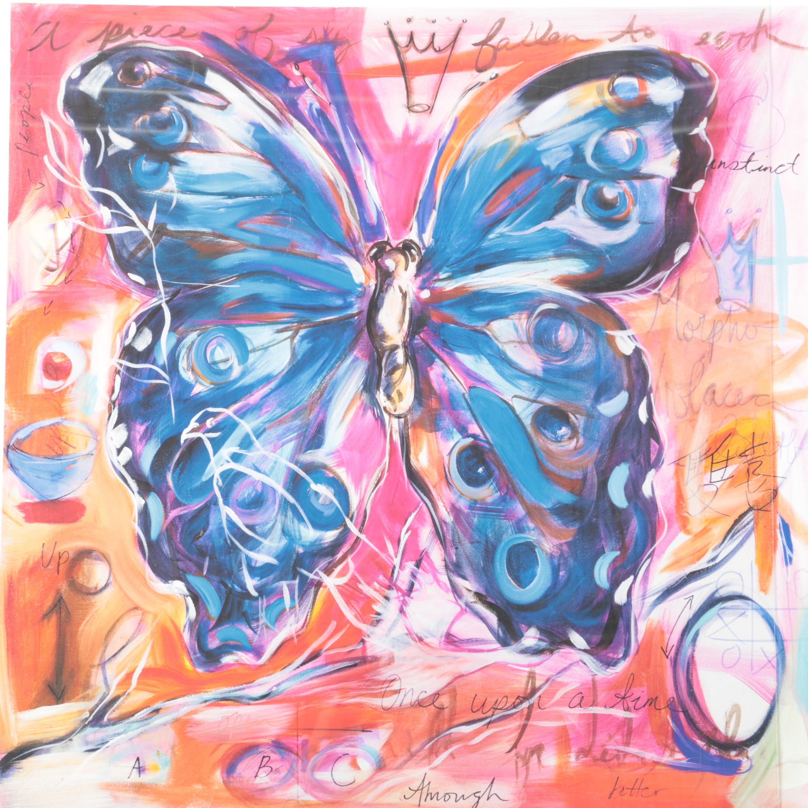Stylized Butterfly Giclée