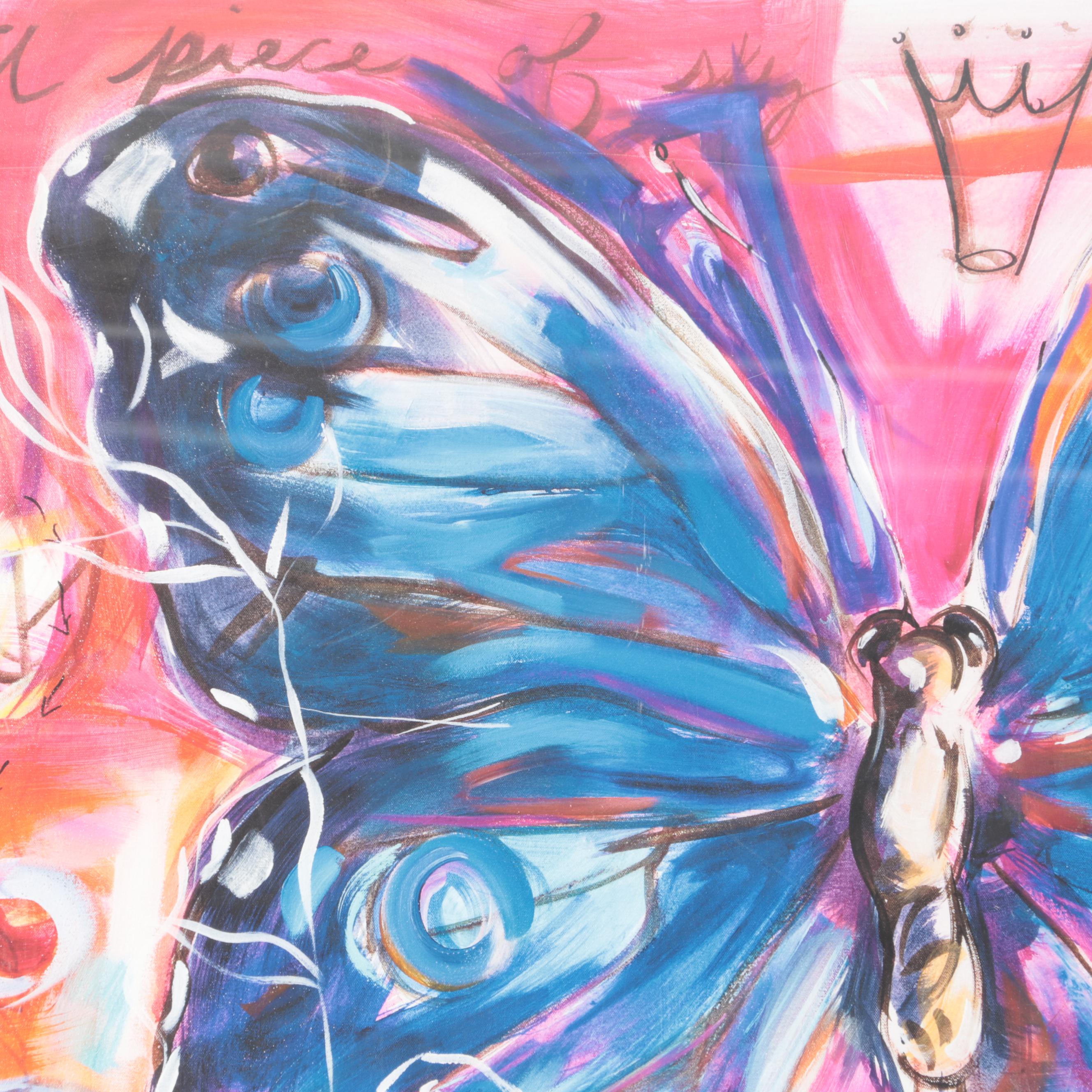 Stylized Butterfly Giclée