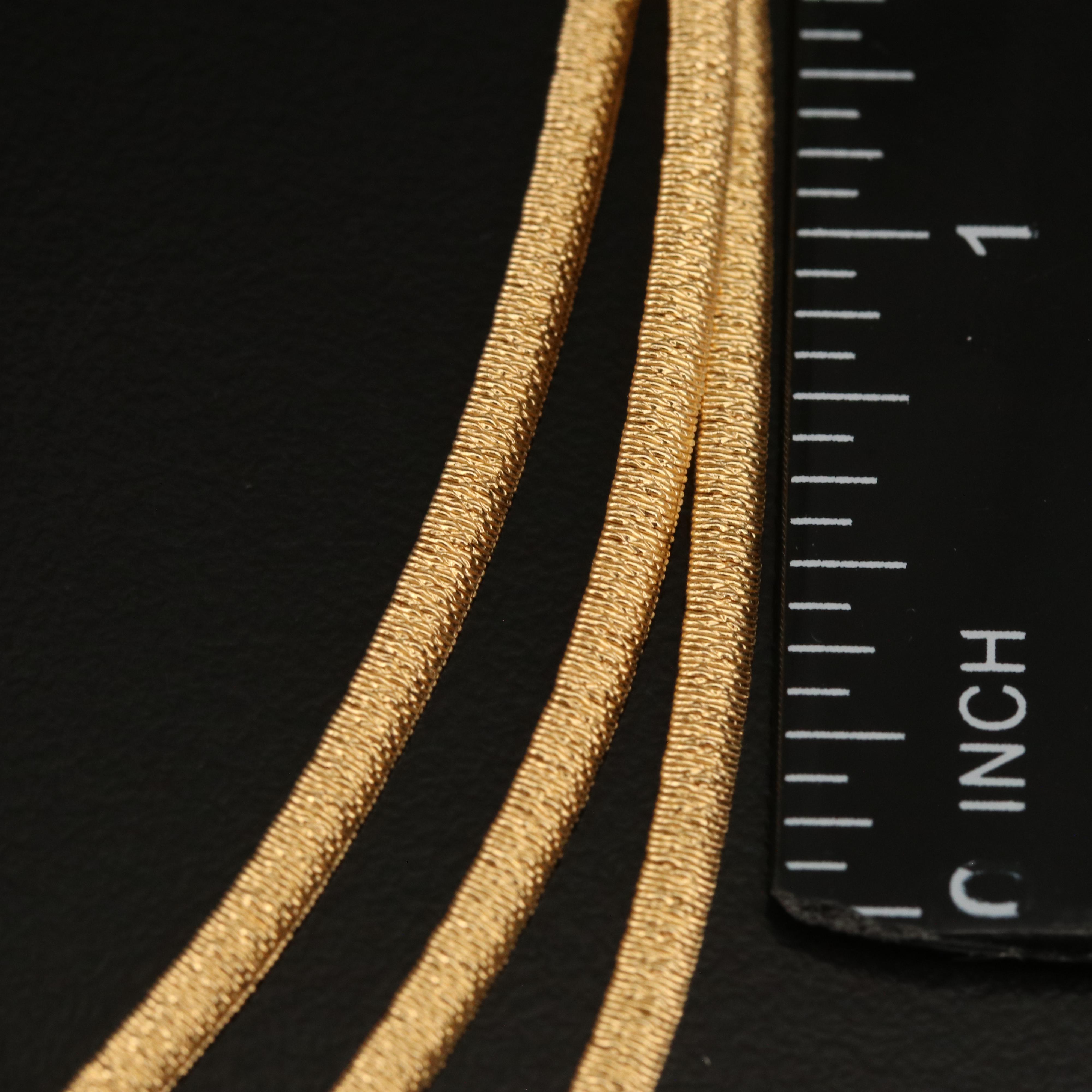 Marco Bicego "Cairo" 18K 0.12 CTW Diamond Triple Strand Necklace