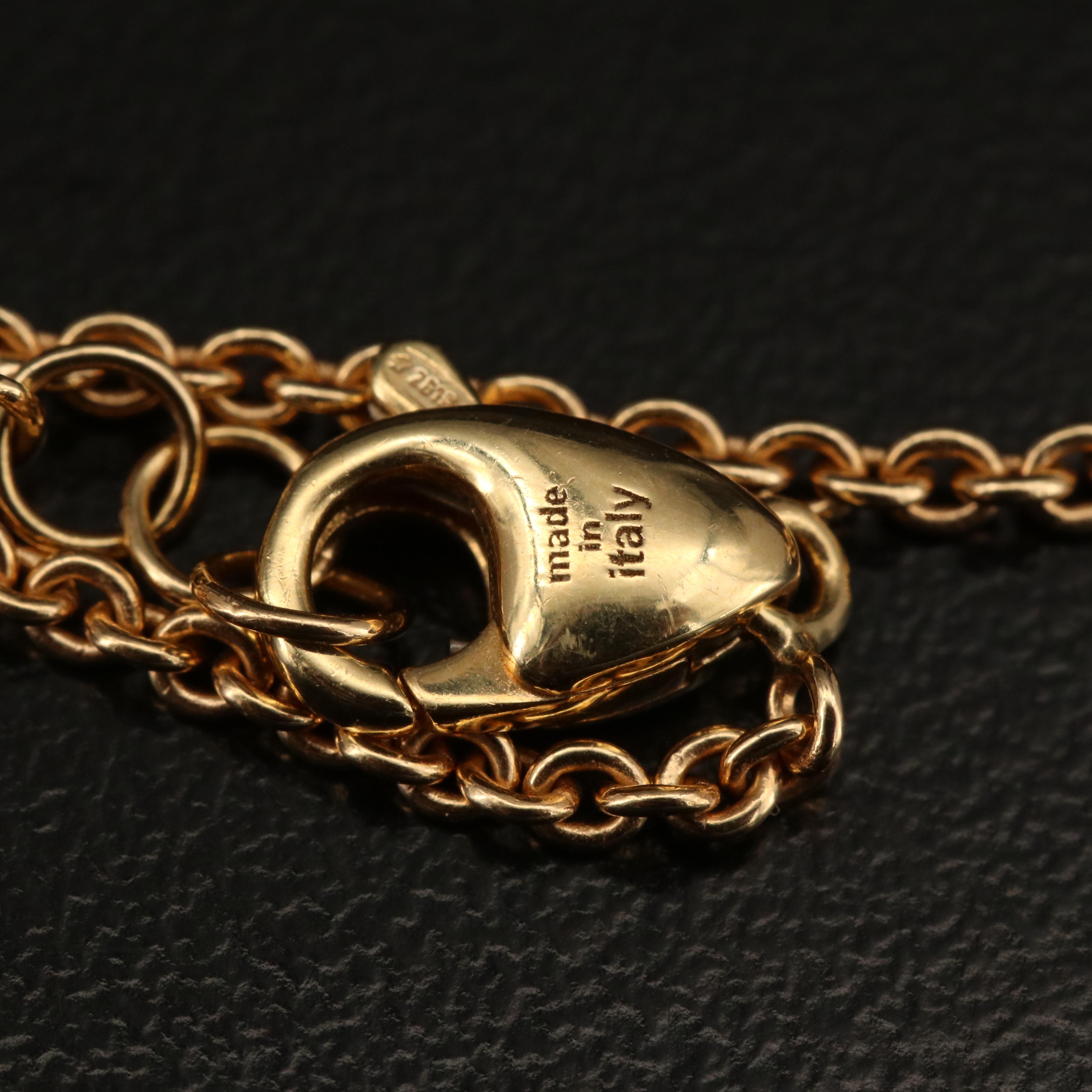 Marco Bicego "Cairo" 18K 0.12 CTW Diamond Triple Strand Necklace