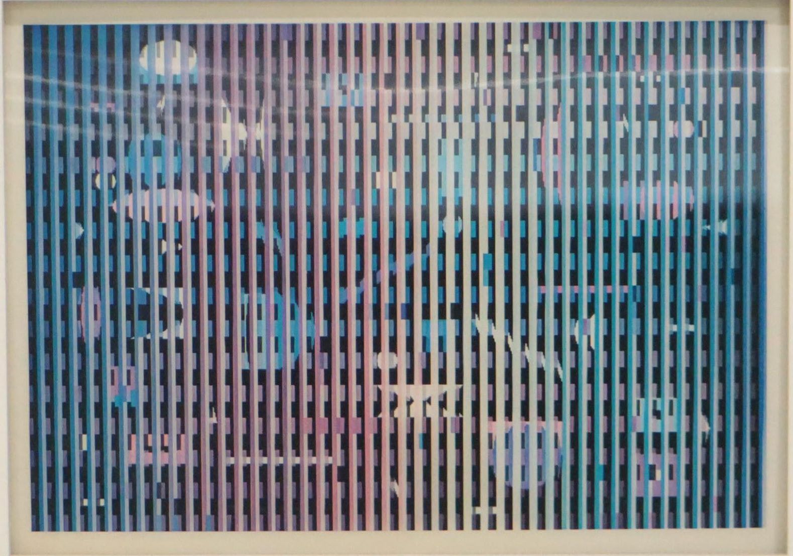 Yaacov Agam Abstract Agamograph "Fond Marin"