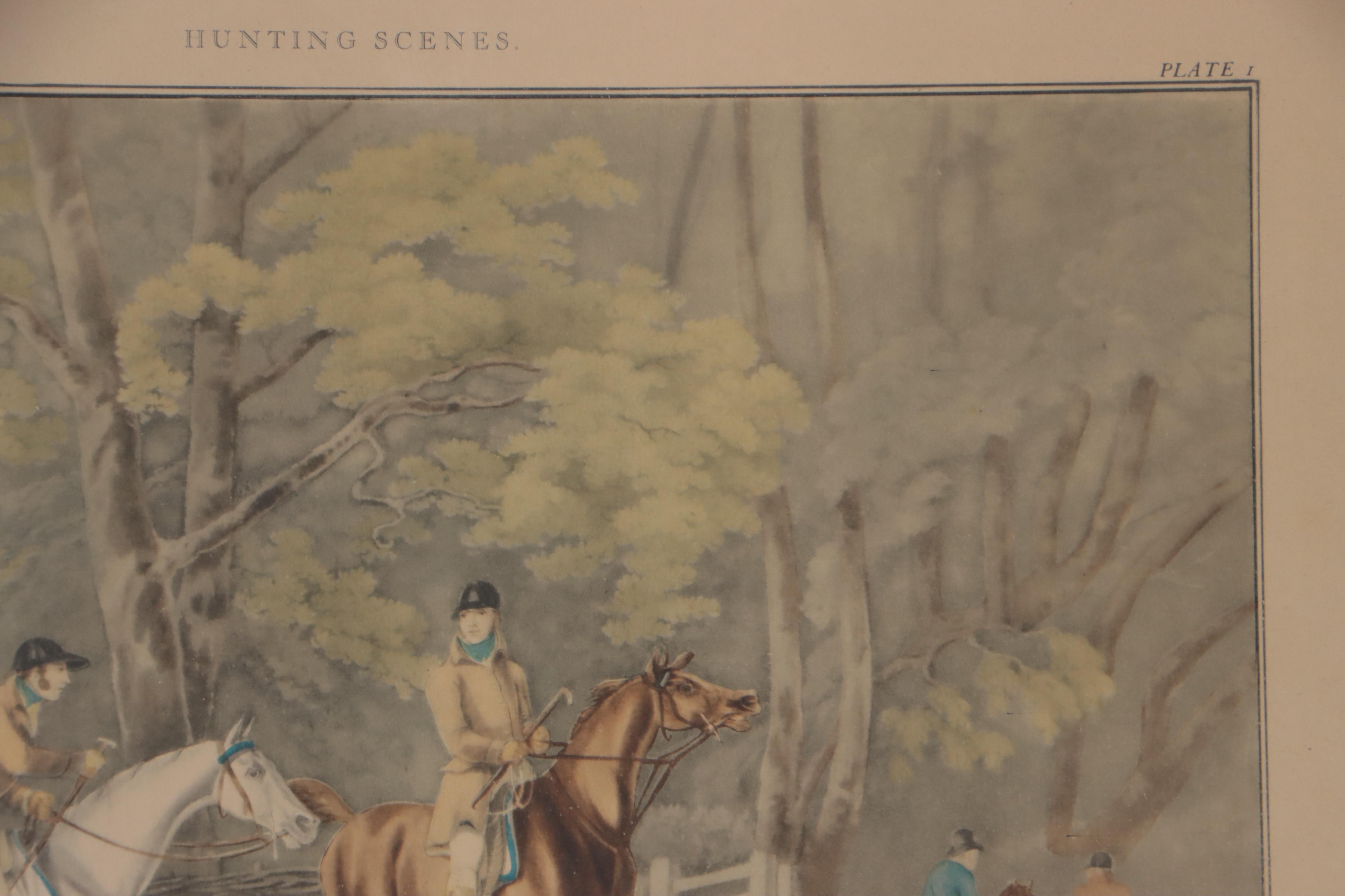 Collotypes After Henry Thomas Alken of Hunting Scenes