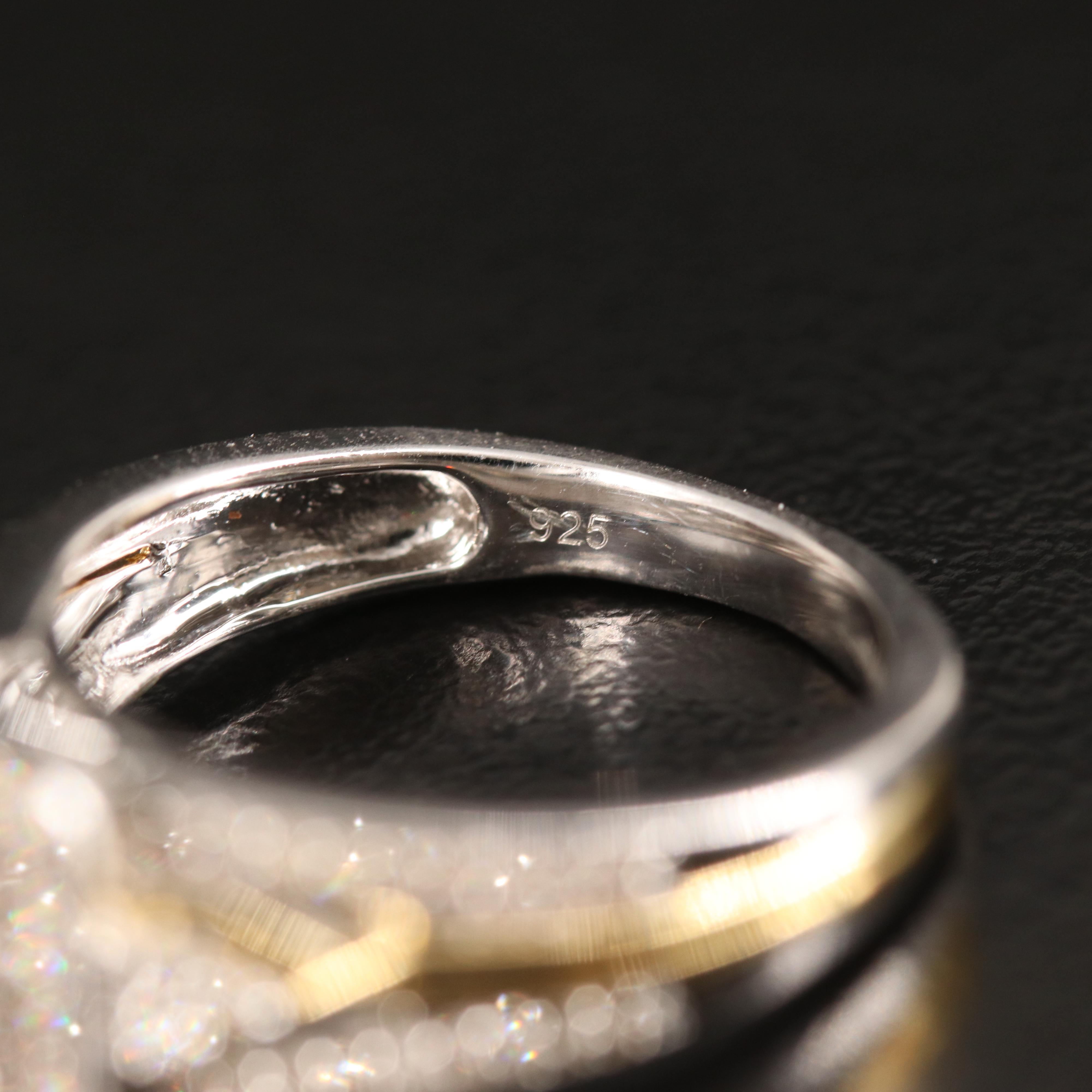 0.45 CTW Diamond Ring Set in Sterling