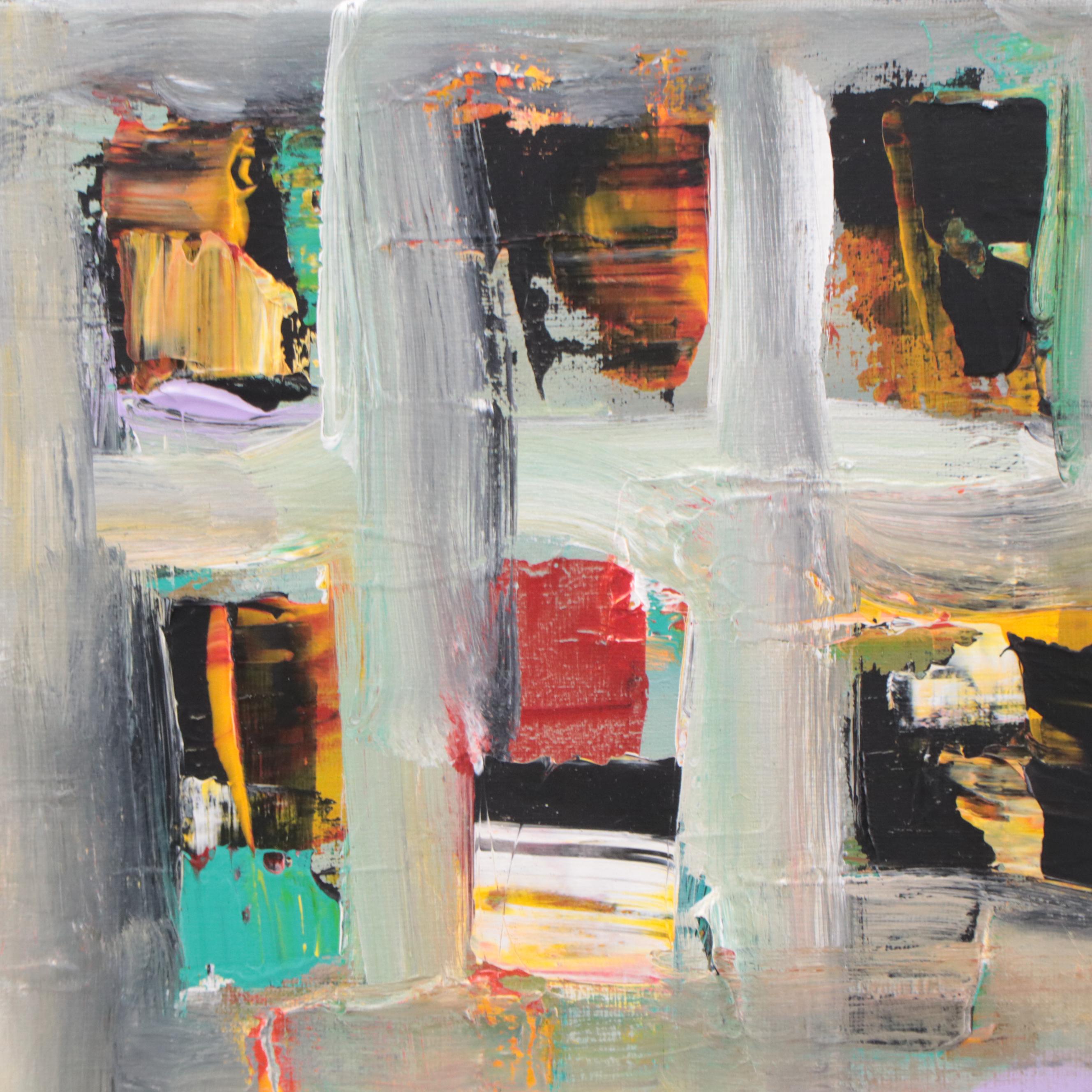 Leif Janek Abstract Acrylic Painting, 21st Century