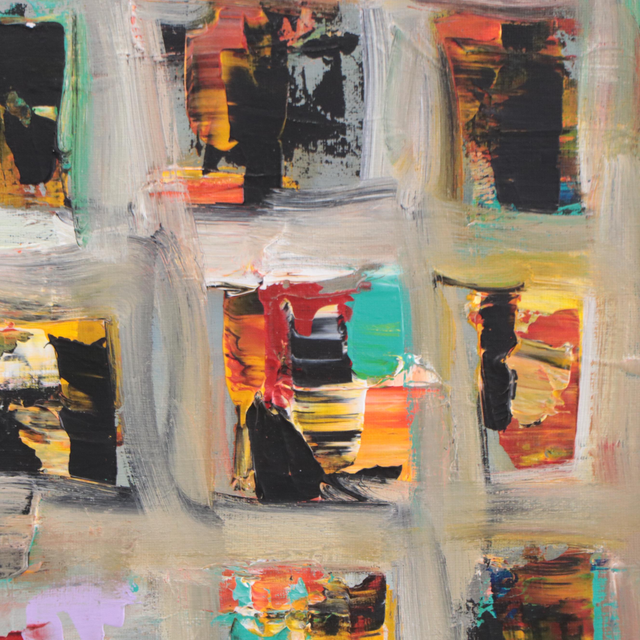 Leif Janek Abstract Acrylic Painting, 21st Century