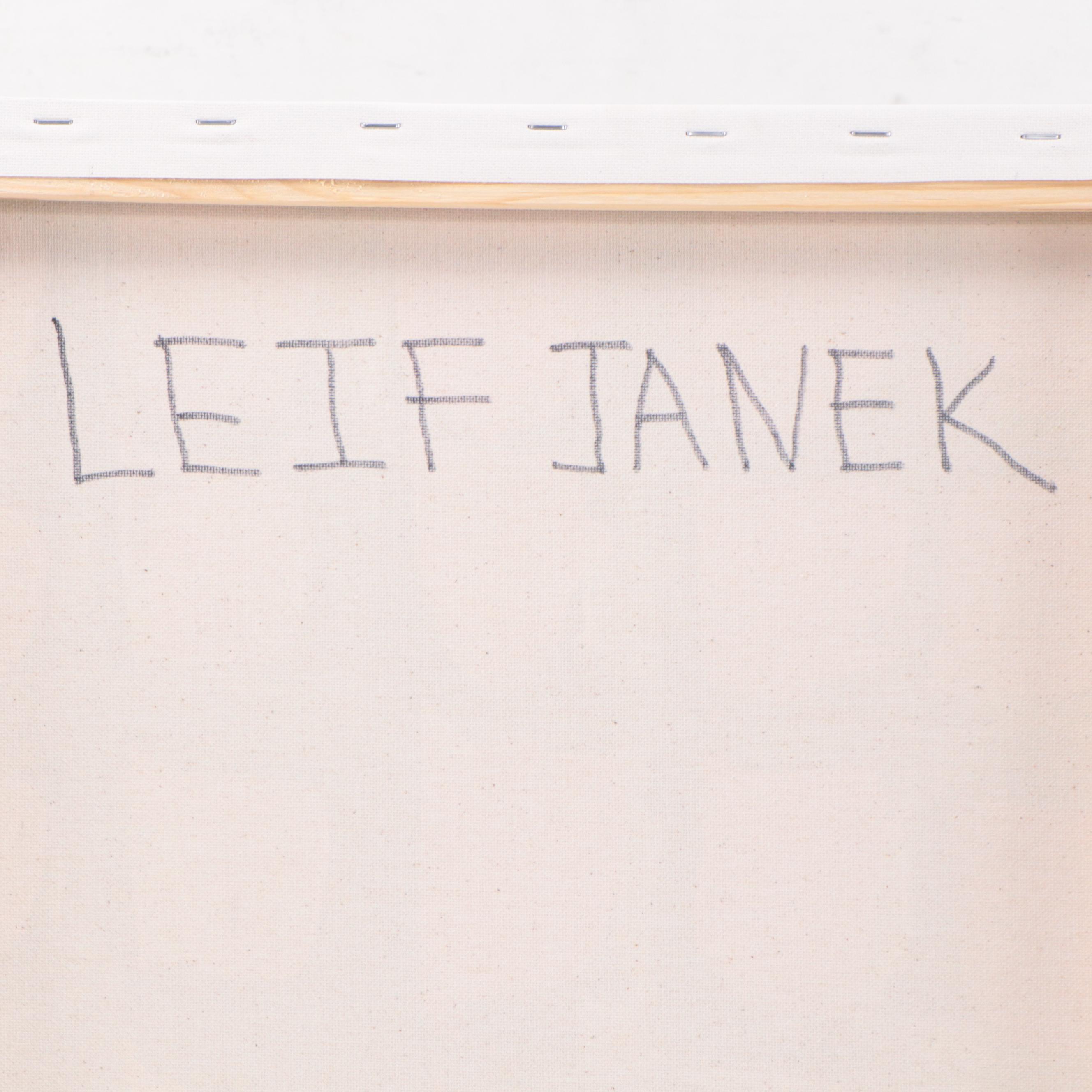 Leif Janek Abstract Acrylic Painting, 21st Century