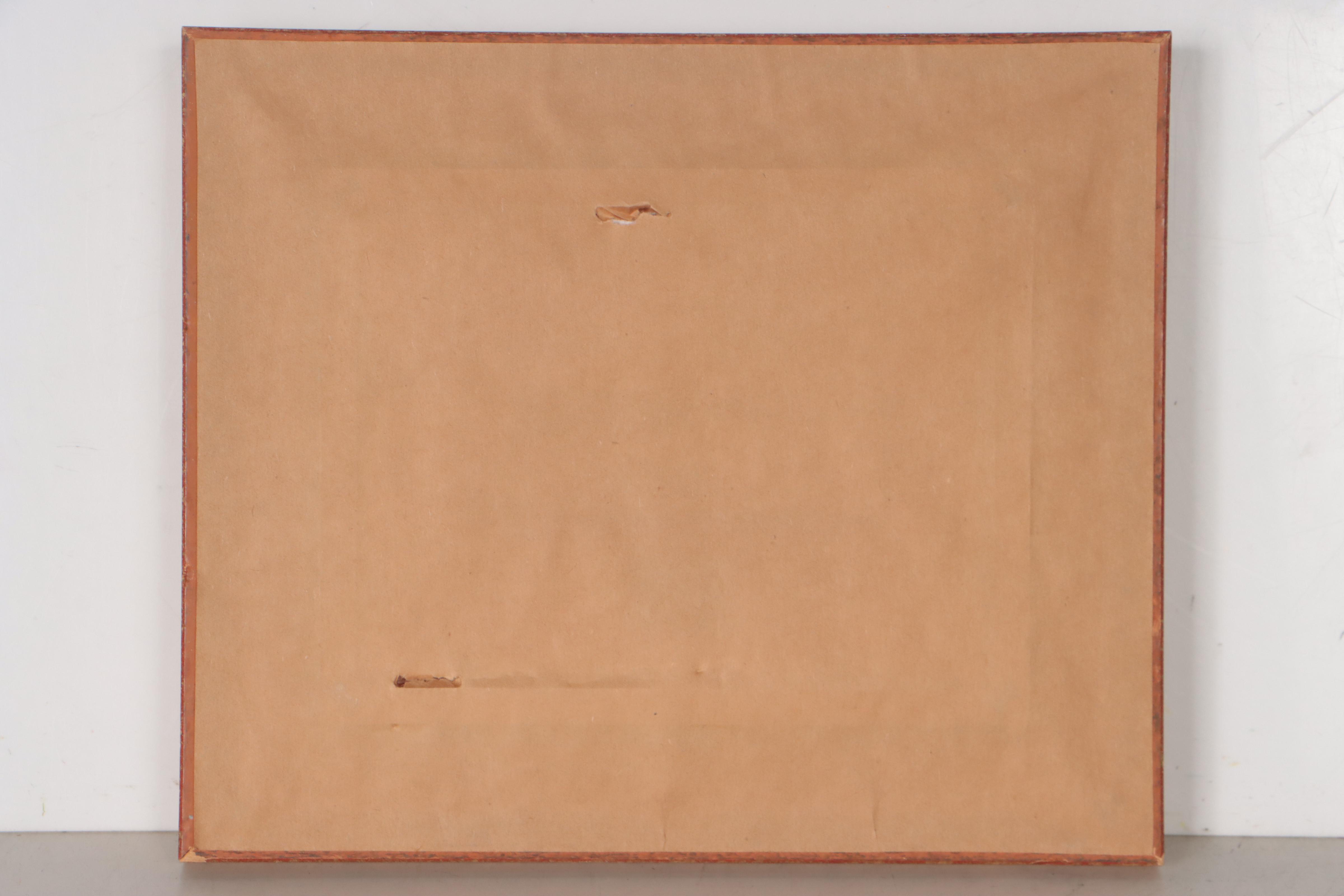 M. Katherline Hurley Impressionist Style Oil Painting of Park Bench