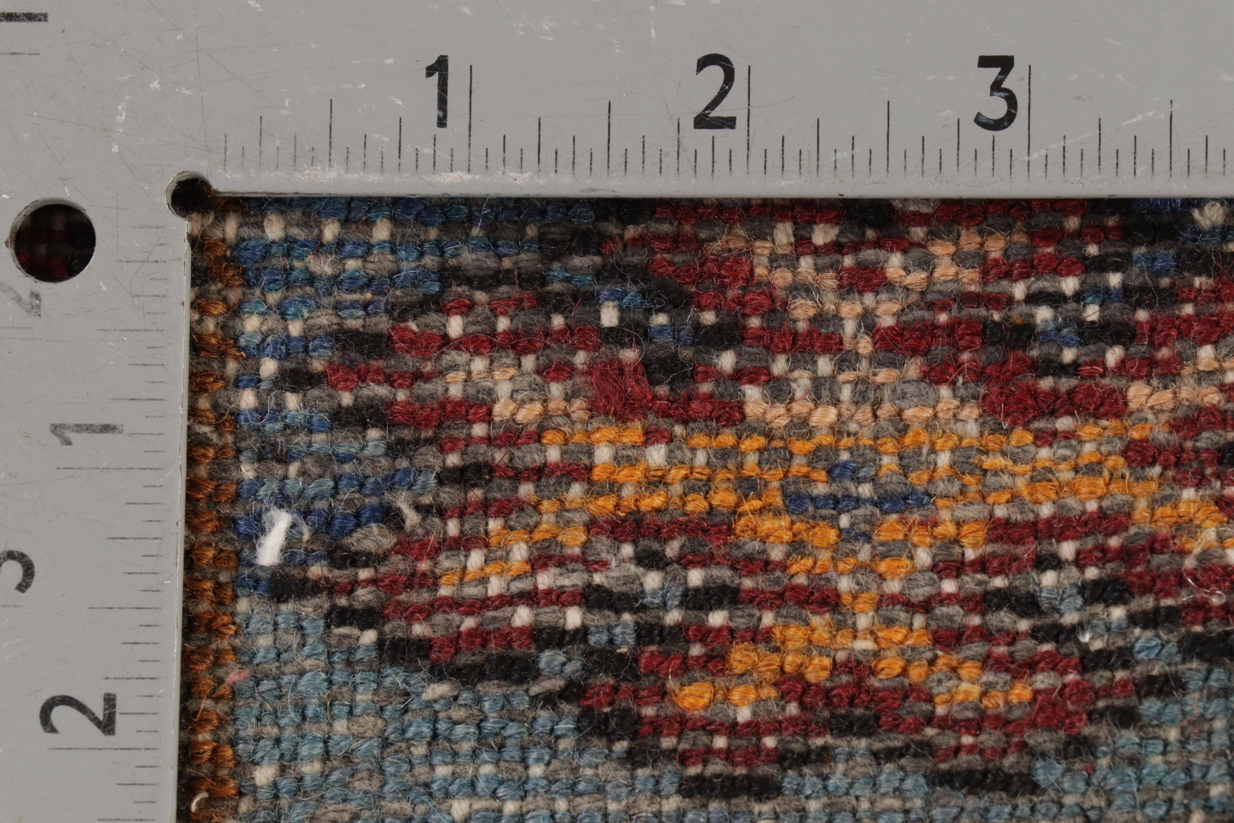 2'9 x 4'10 Hand-Knotted Viss Style Persian Northwest Village Rug, 1960s