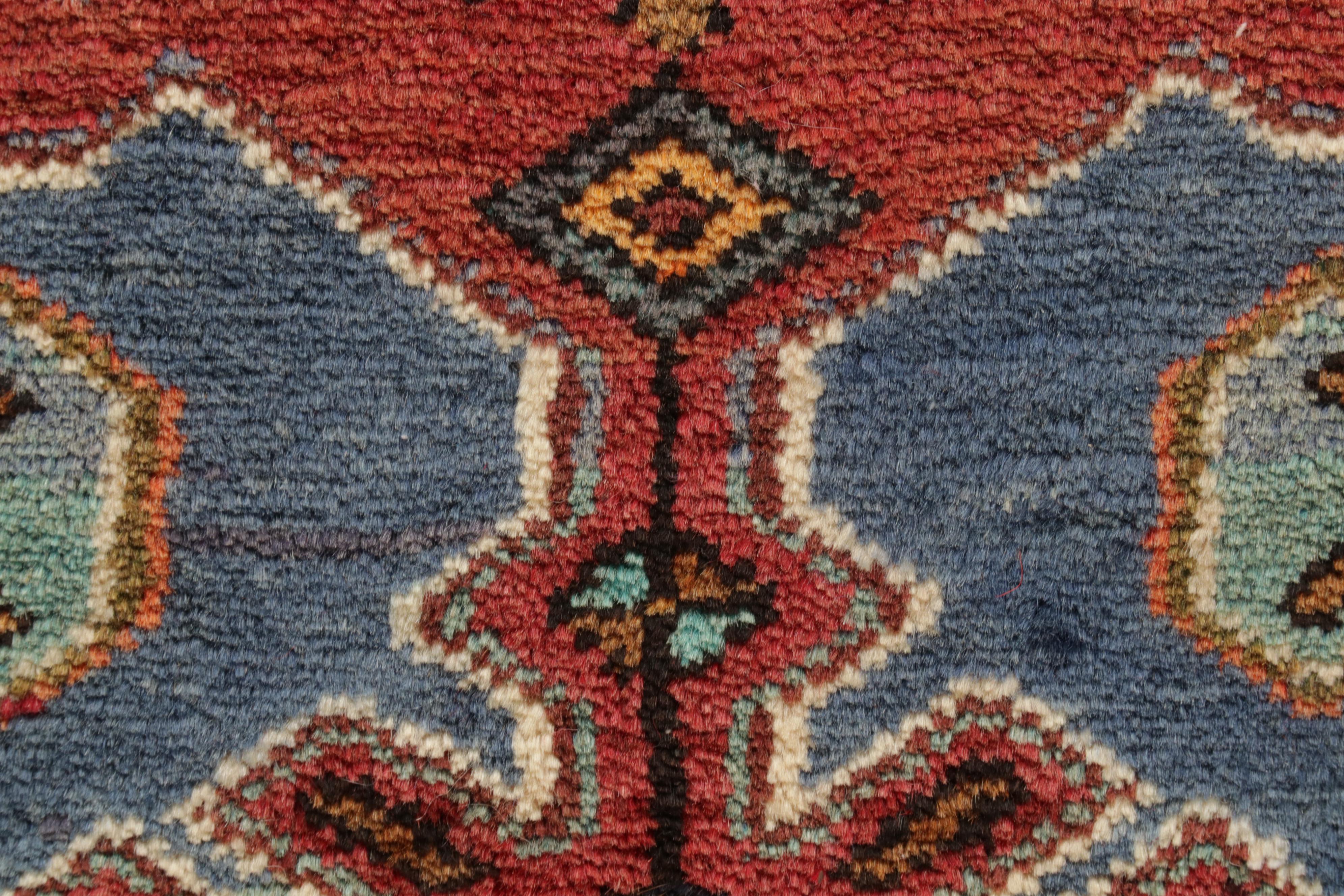 2'9 x 4'10 Hand-Knotted Viss Style Persian Northwest Village Rug, 1960s