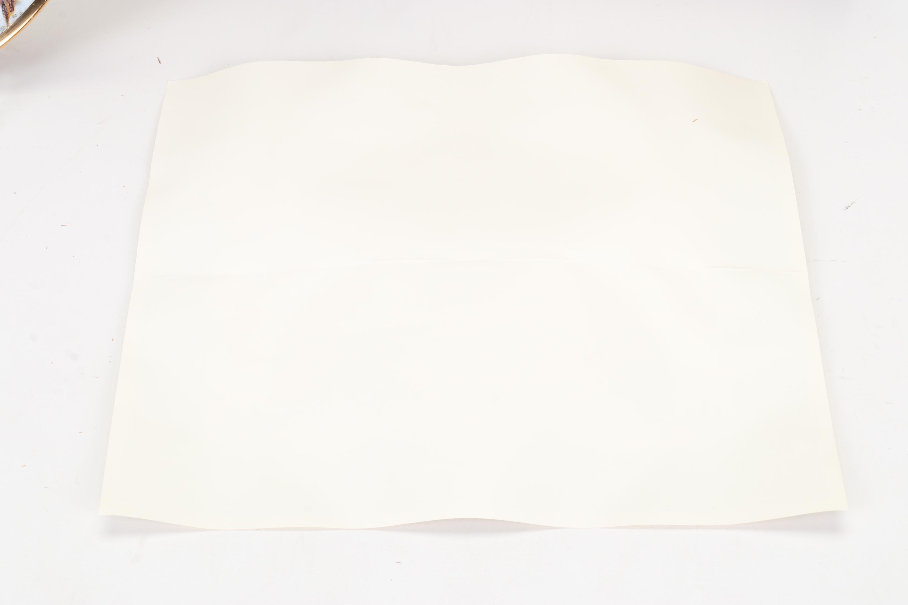 Franklin Mint "The Duke" Heirloom Collector Plate & Effanbee "John Wayne" Doll