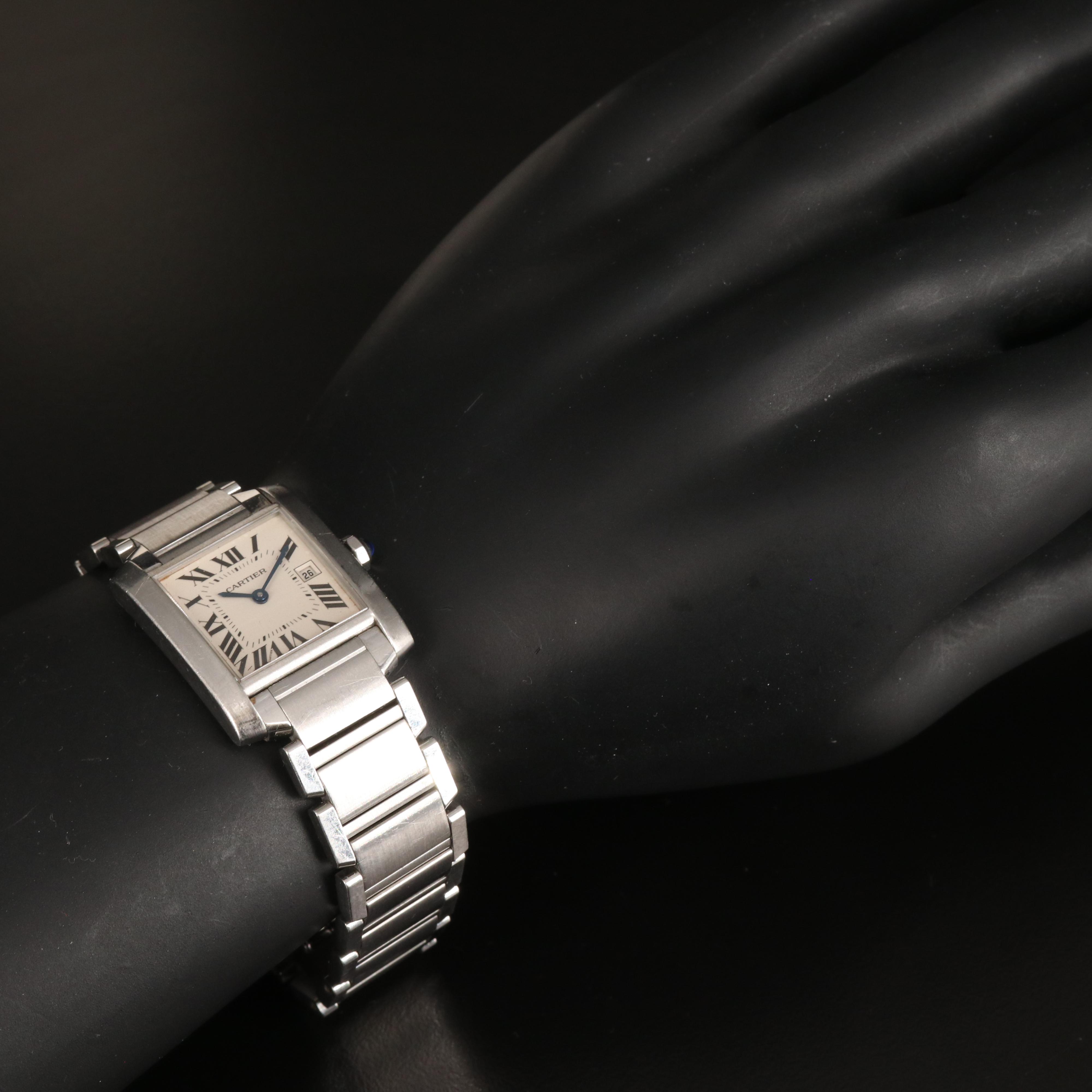 Cartier Tank Francaise Medium Stainless Steel Watch