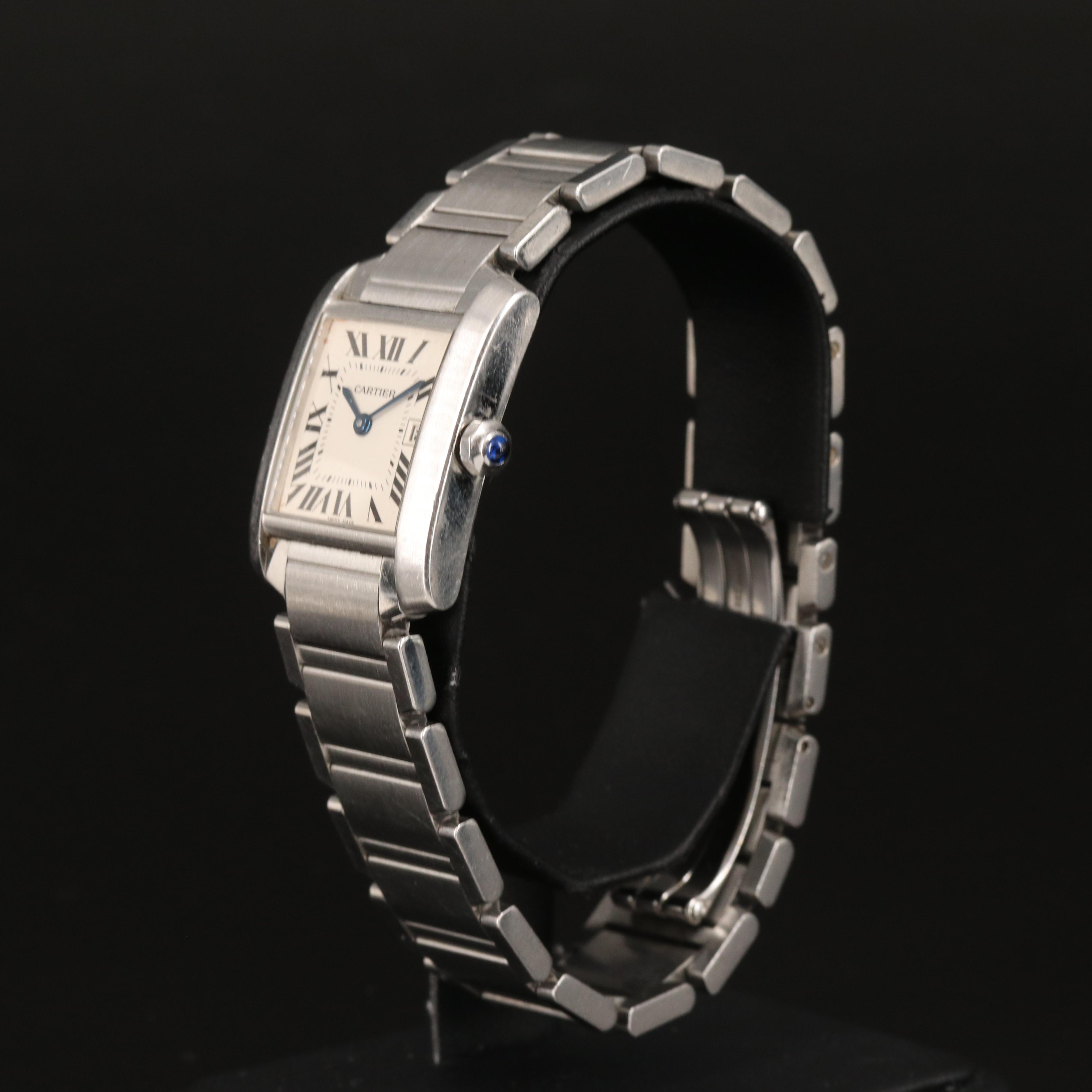 Cartier Tank Francaise Medium Stainless Steel Watch