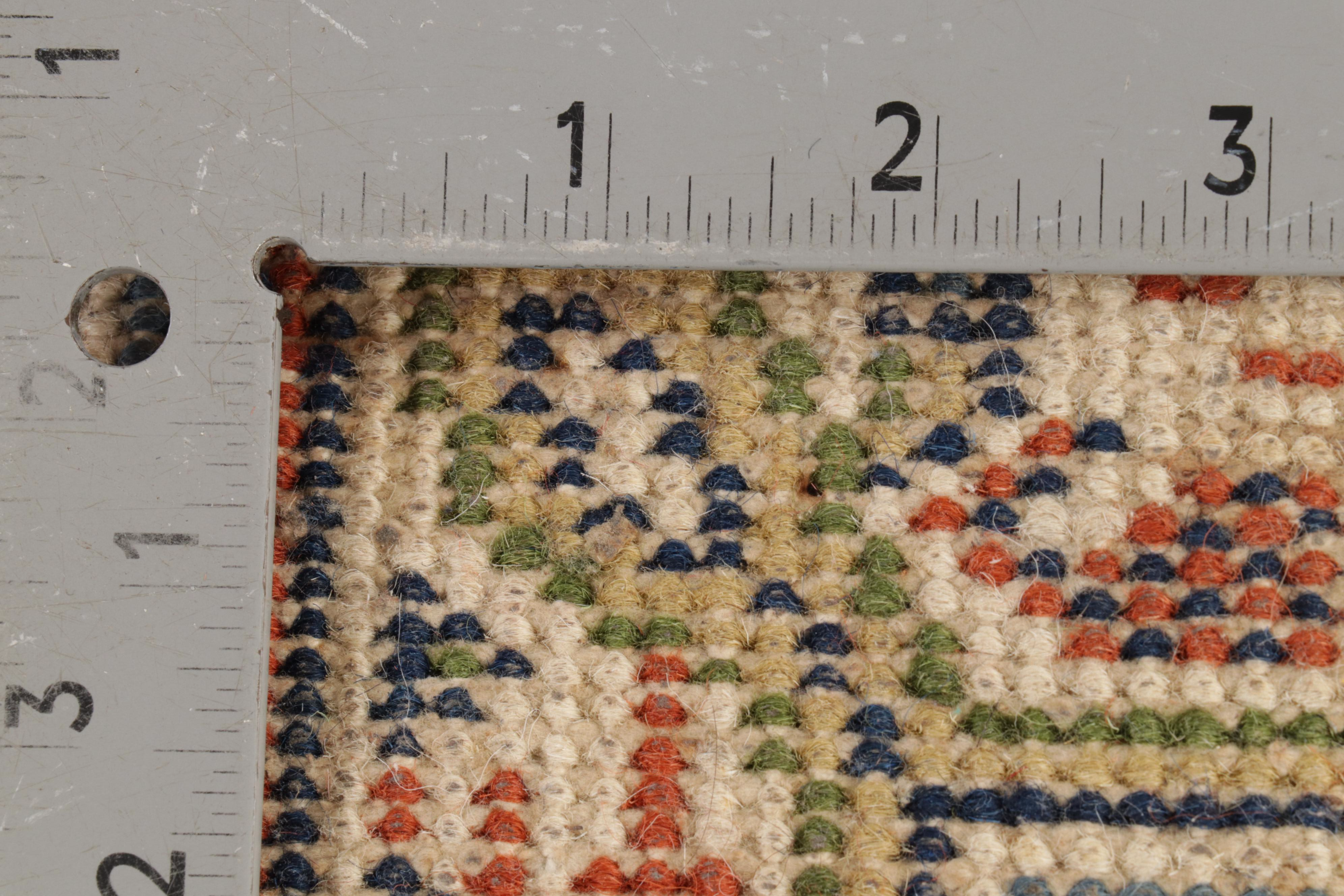 2'4 x 12'1 Hand-Knotted Persian Mir Seraband Runner, 1990s