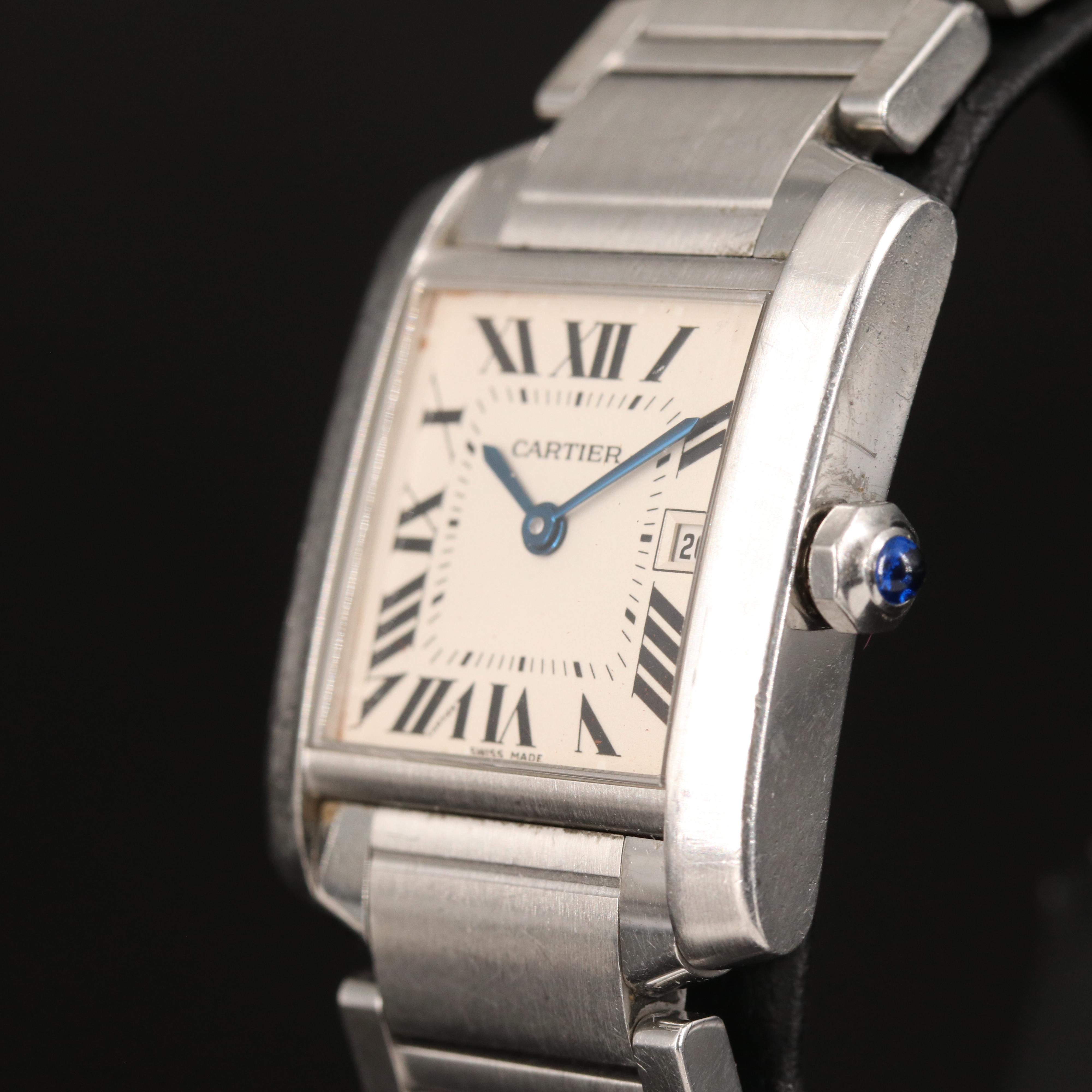 Cartier Tank Francaise Medium Stainless Steel Watch