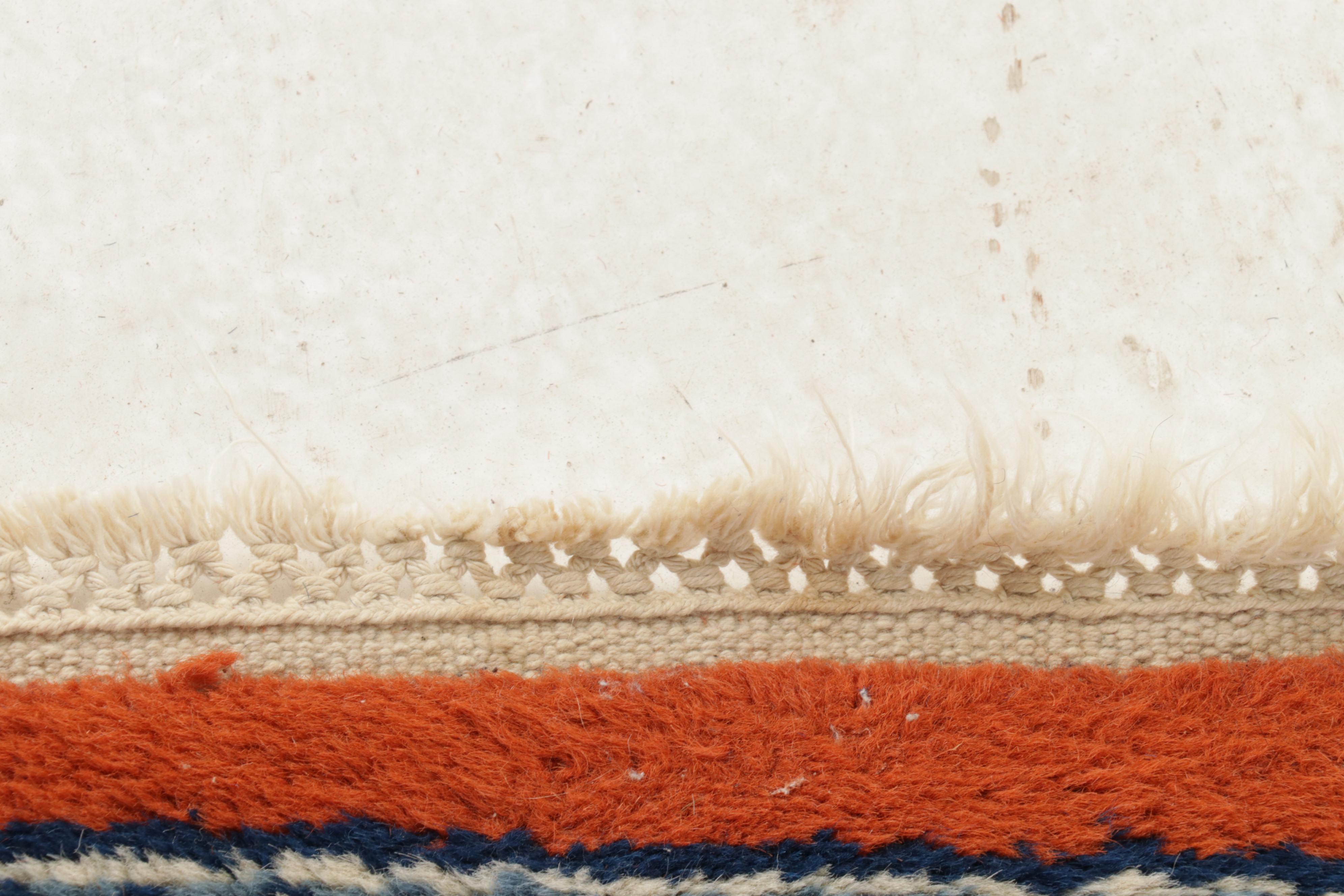 2'4 x 12'1 Hand-Knotted Persian Mir Seraband Runner, 1990s