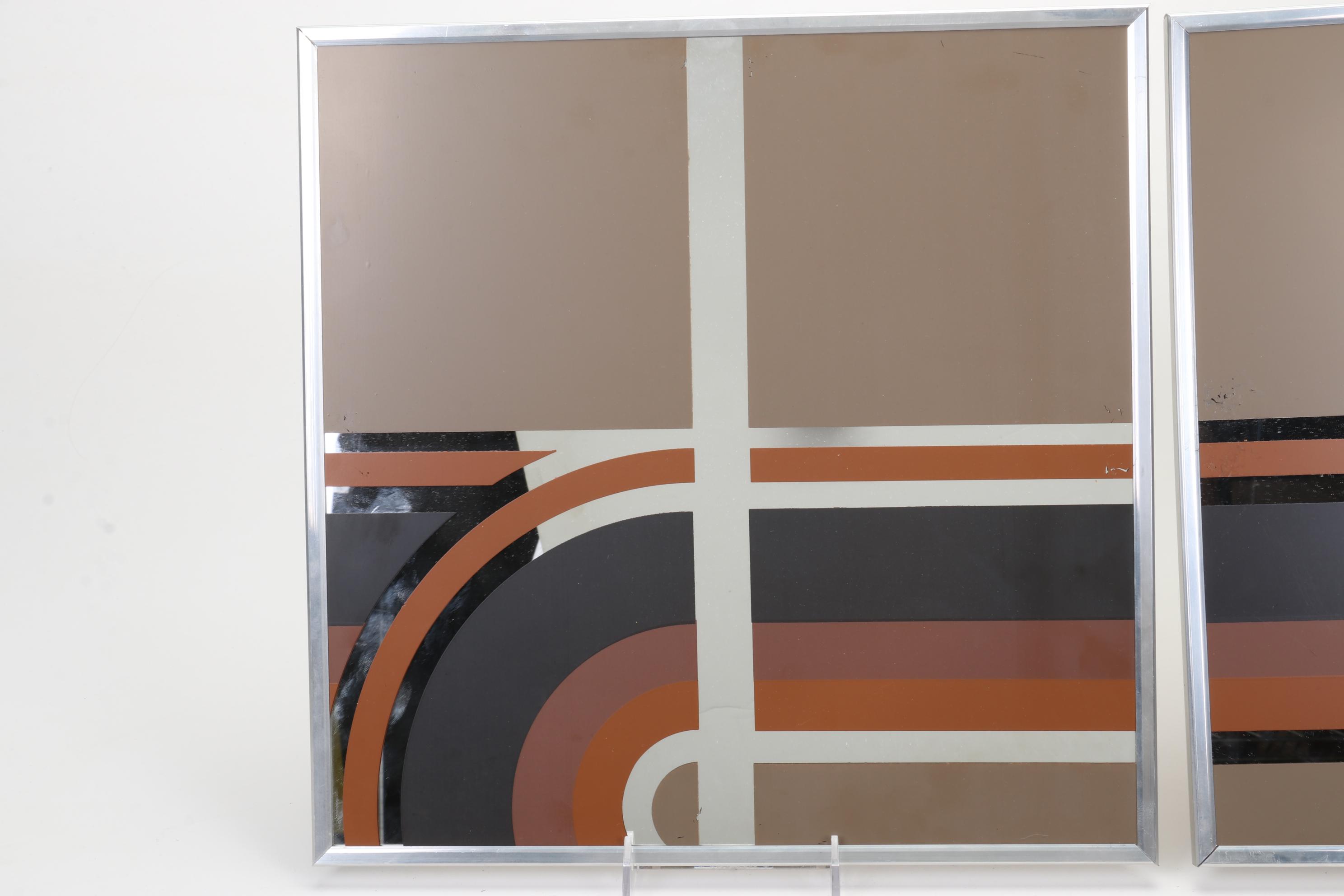 Academy Arts "Interceptions" Mirrored Wall Hangings