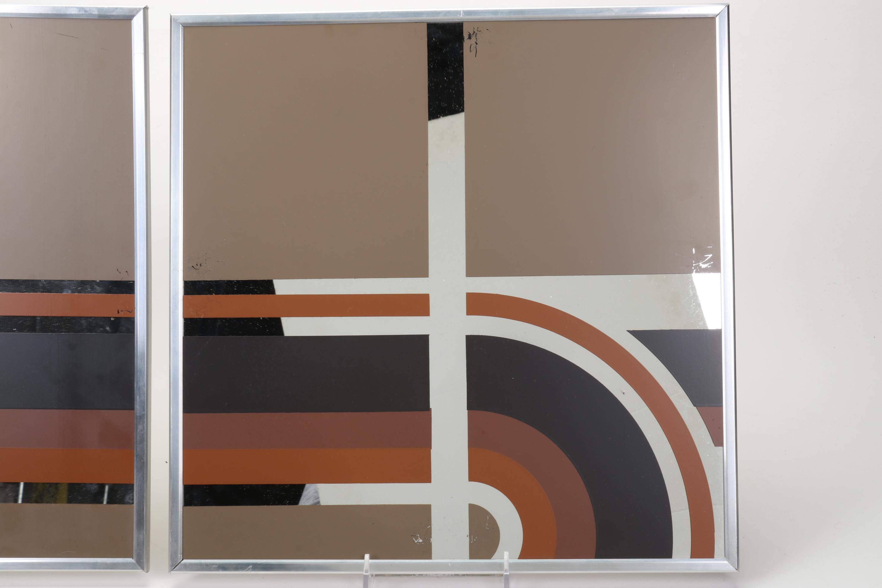 Academy Arts "Interceptions" Mirrored Wall Hangings