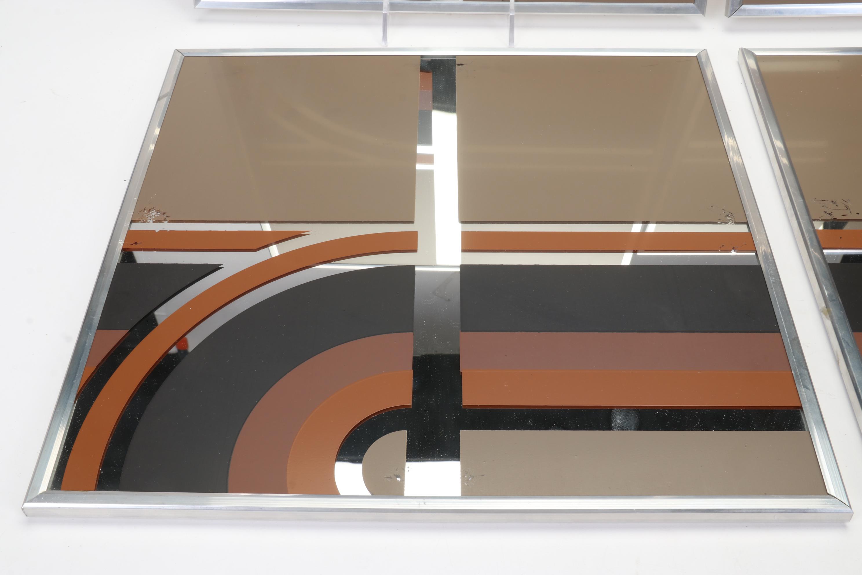 Academy Arts "Interceptions" Mirrored Wall Hangings