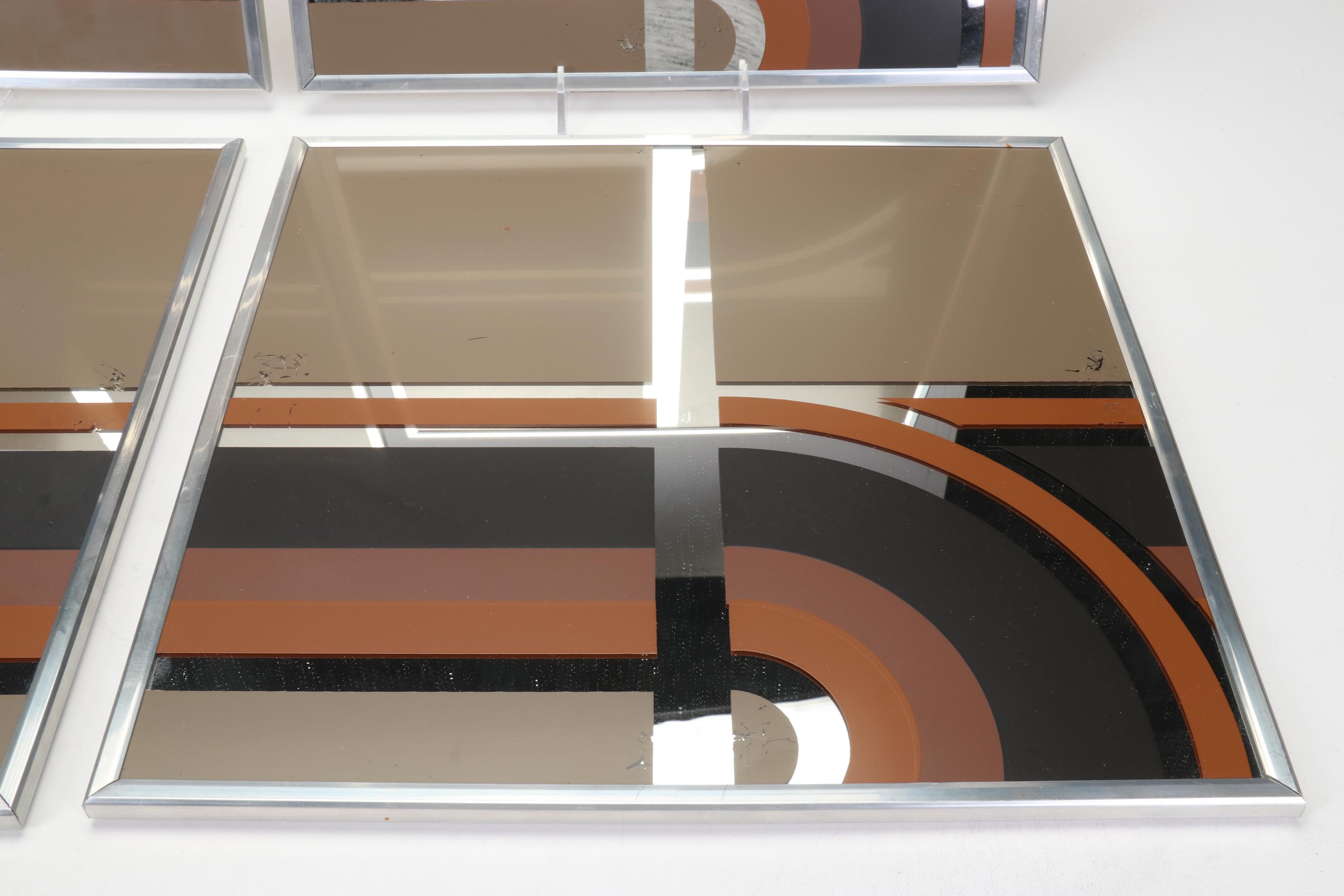 Academy Arts "Interceptions" Mirrored Wall Hangings