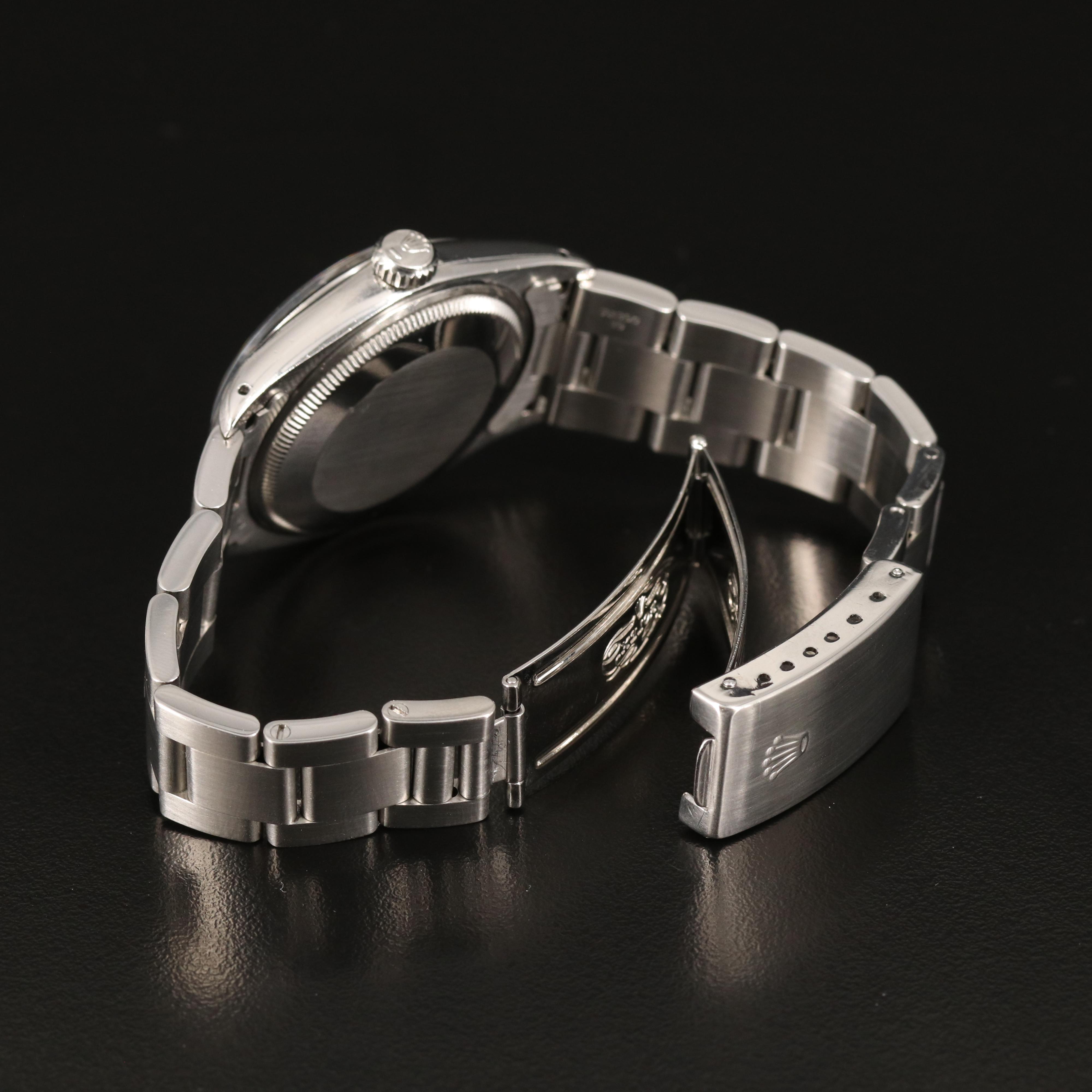 1977 Rolex Oyster Perpetual Date Stainless Steel Watch