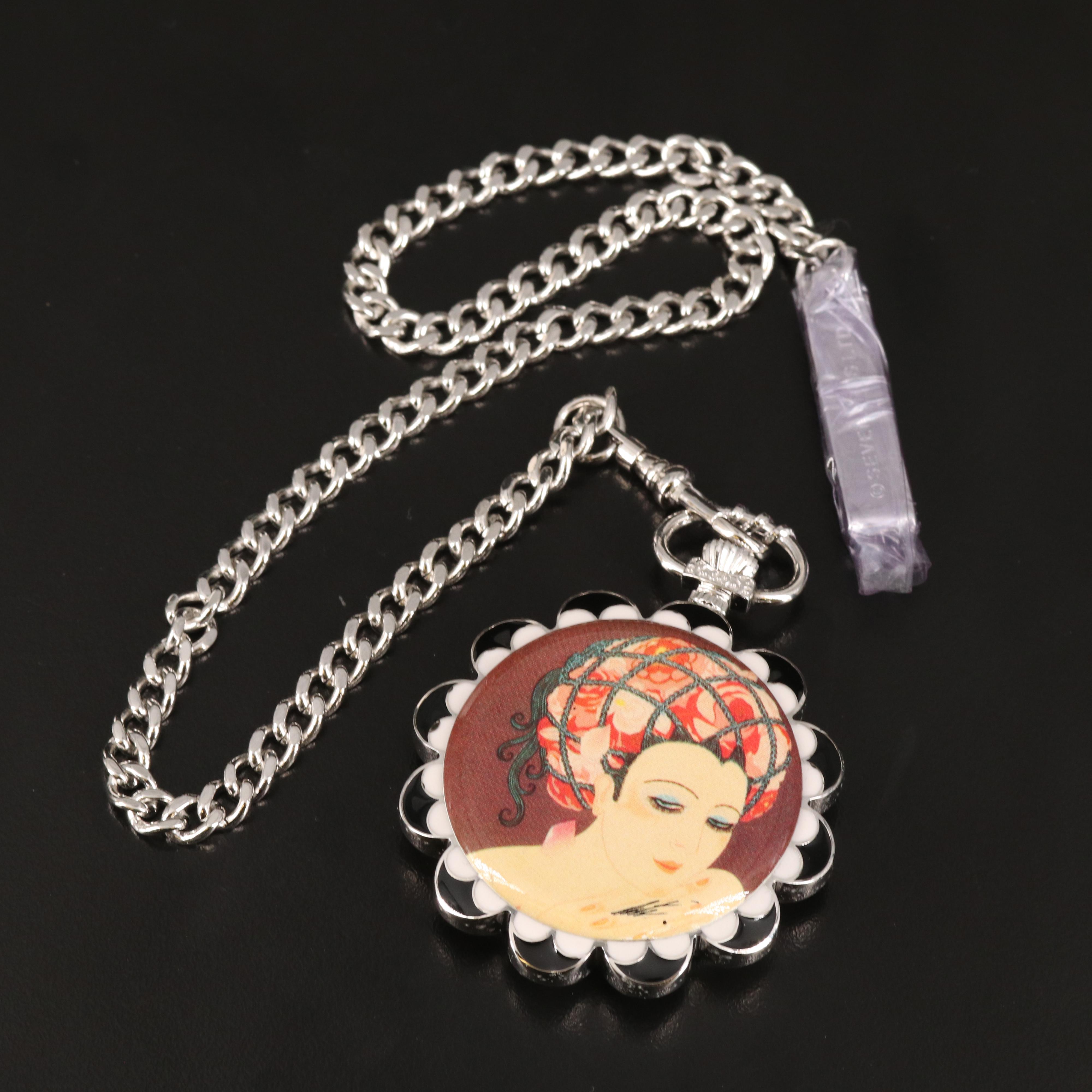 Art of Times Erté Designs Pocket Watch