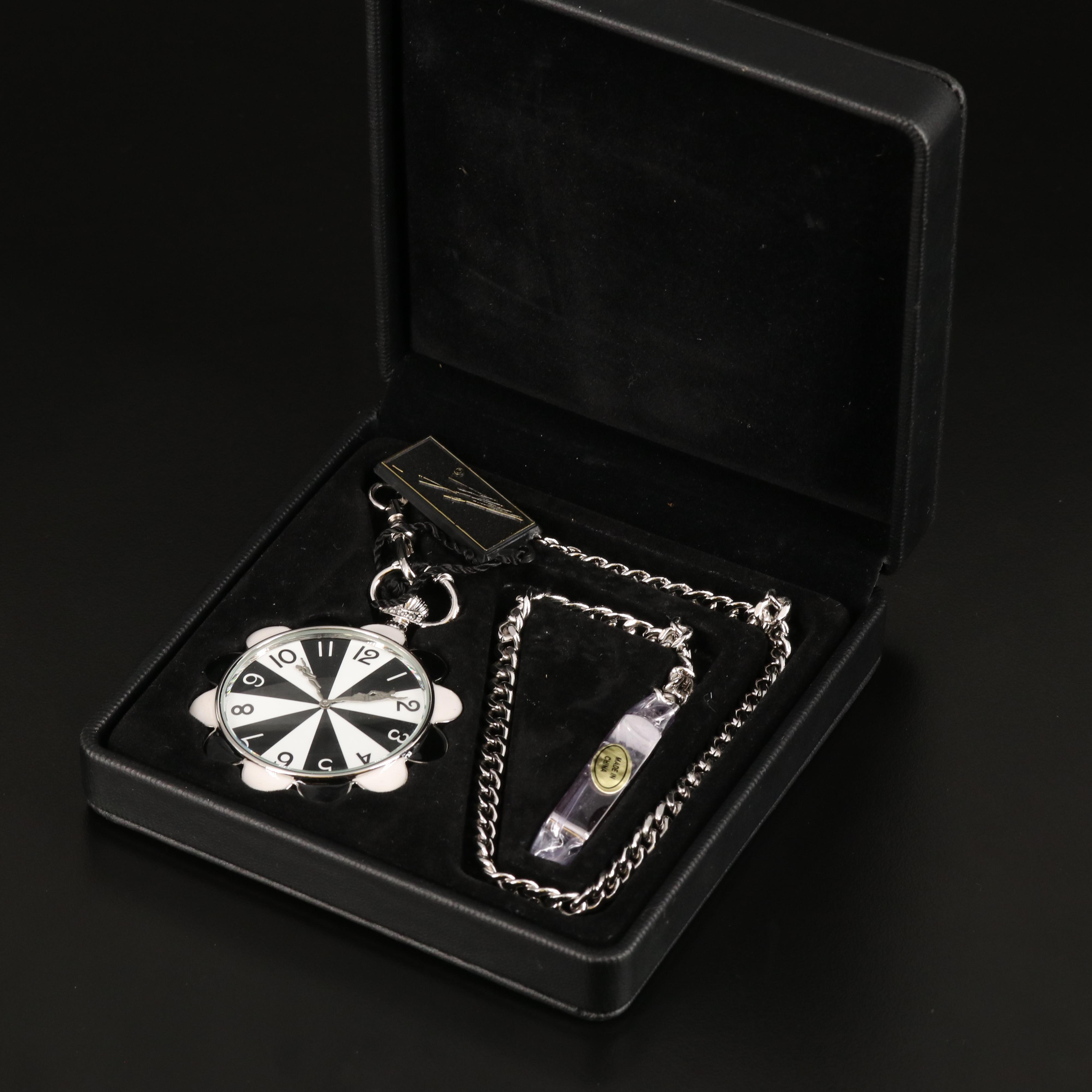 Art of Times Erté Designs Pocket Watch