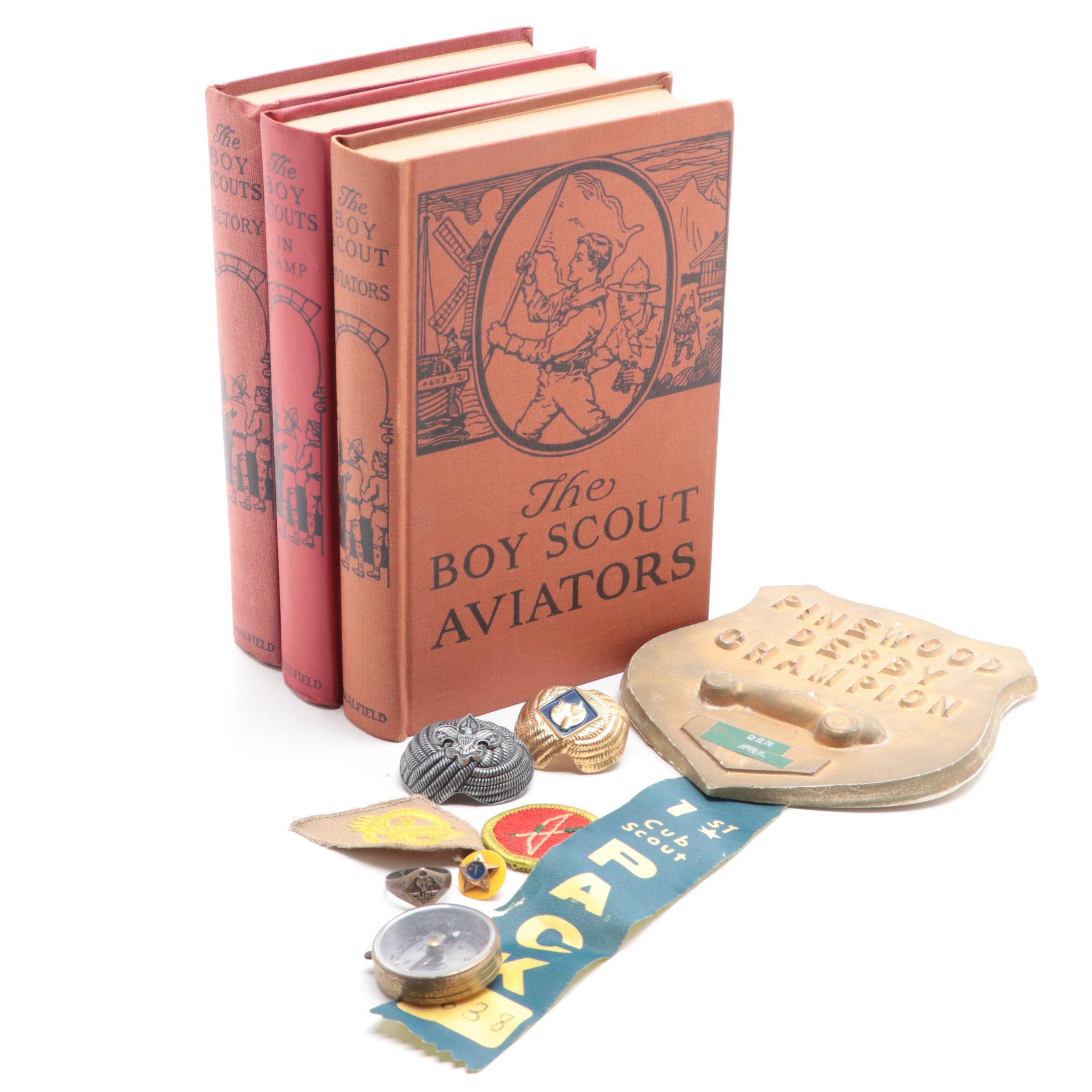 "The Boy Scout Aviators" and More by George Durston with Scout Memorabilia