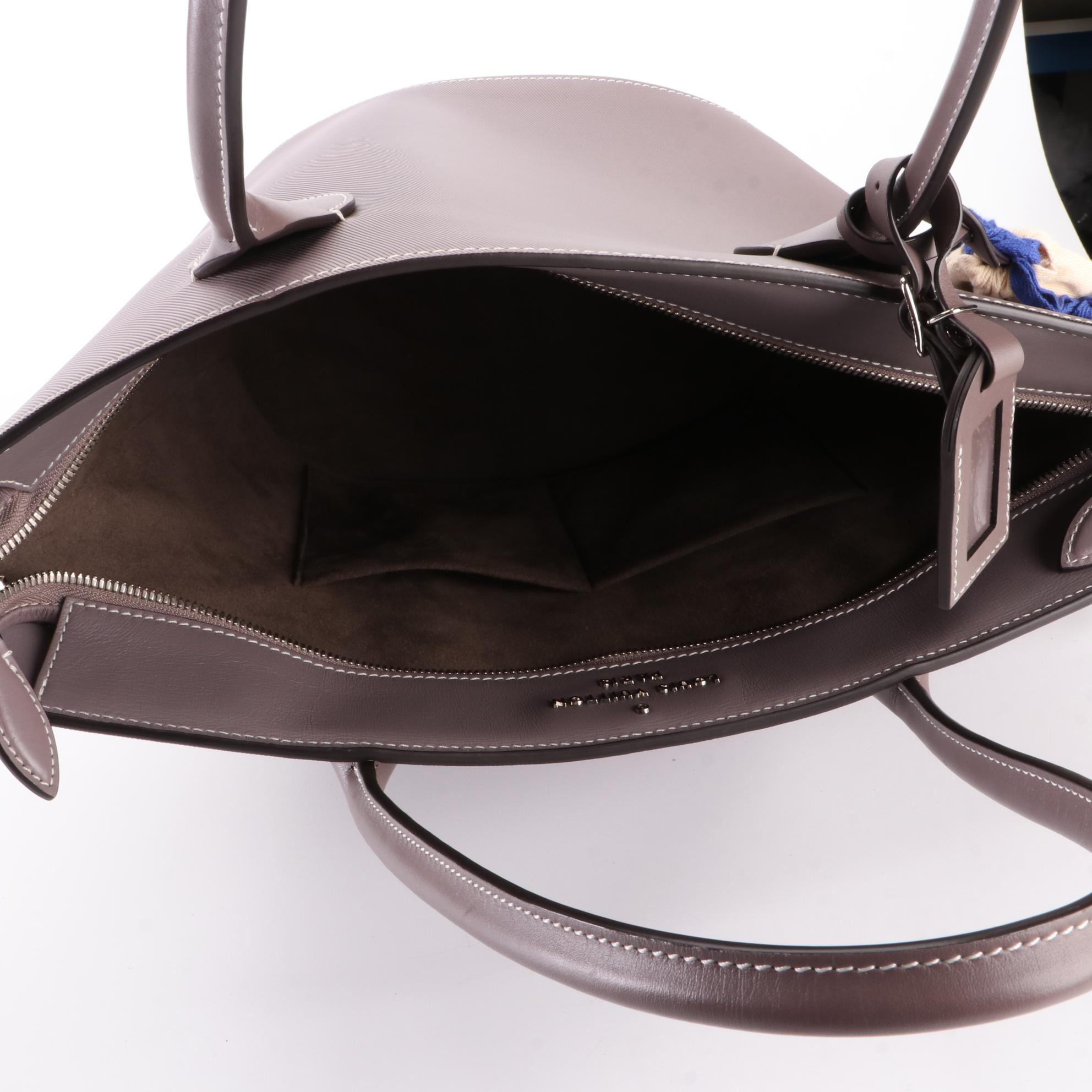 Louis Vuitton Holdall Tote in Veau Satin Leather