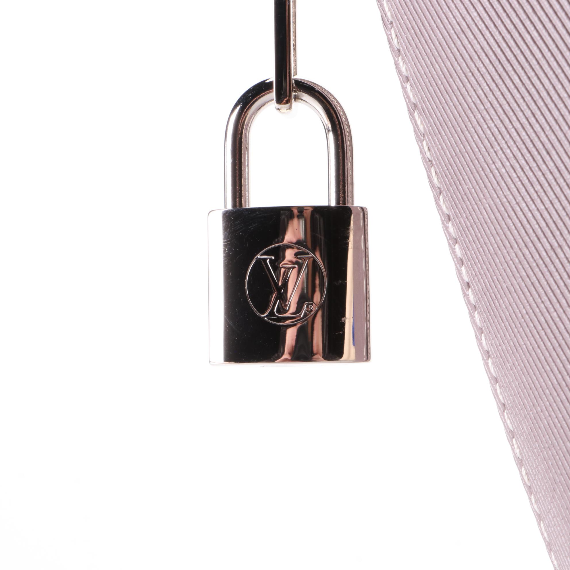 Louis Vuitton Holdall Tote in Veau Satin Leather