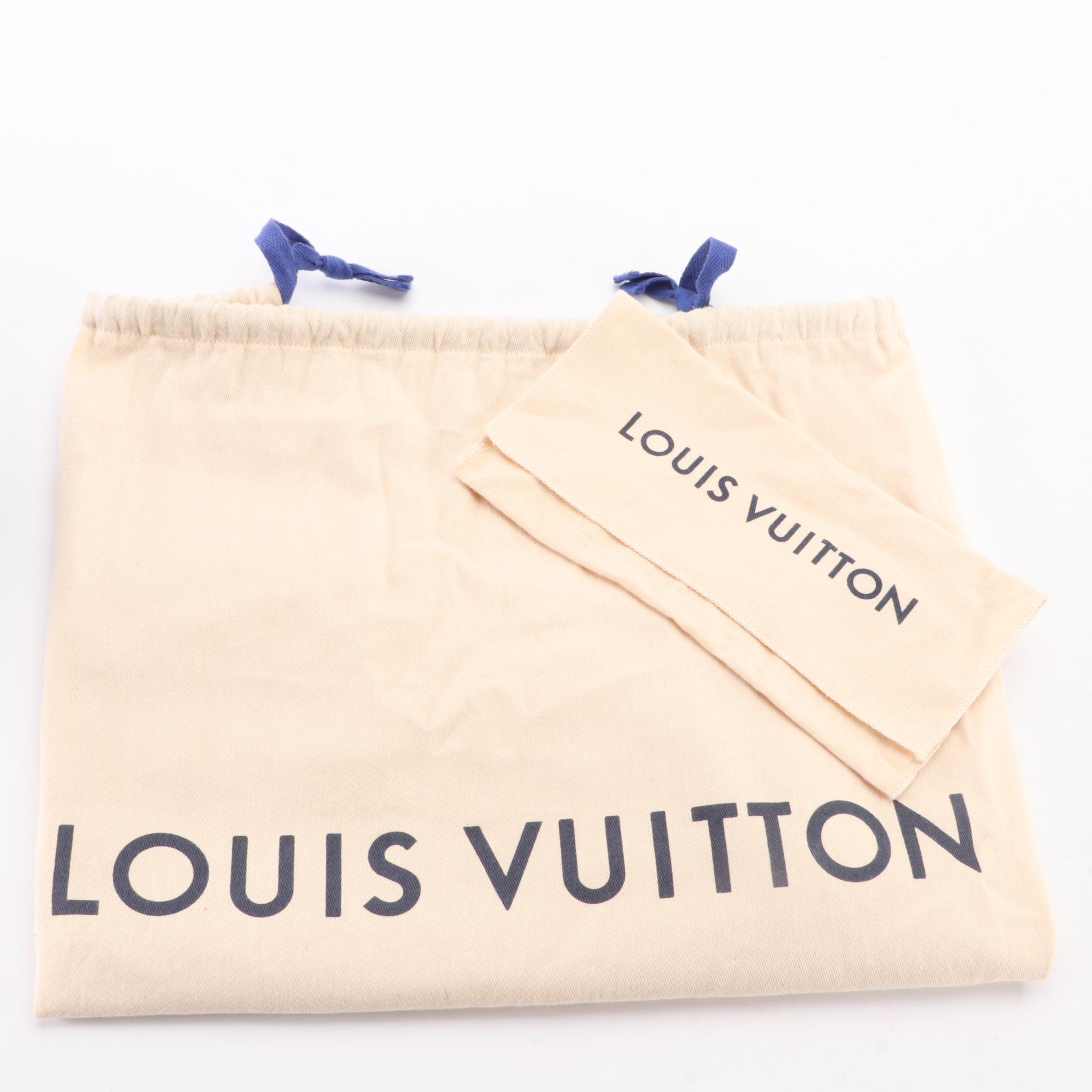 Louis Vuitton Holdall Tote in Veau Satin Leather