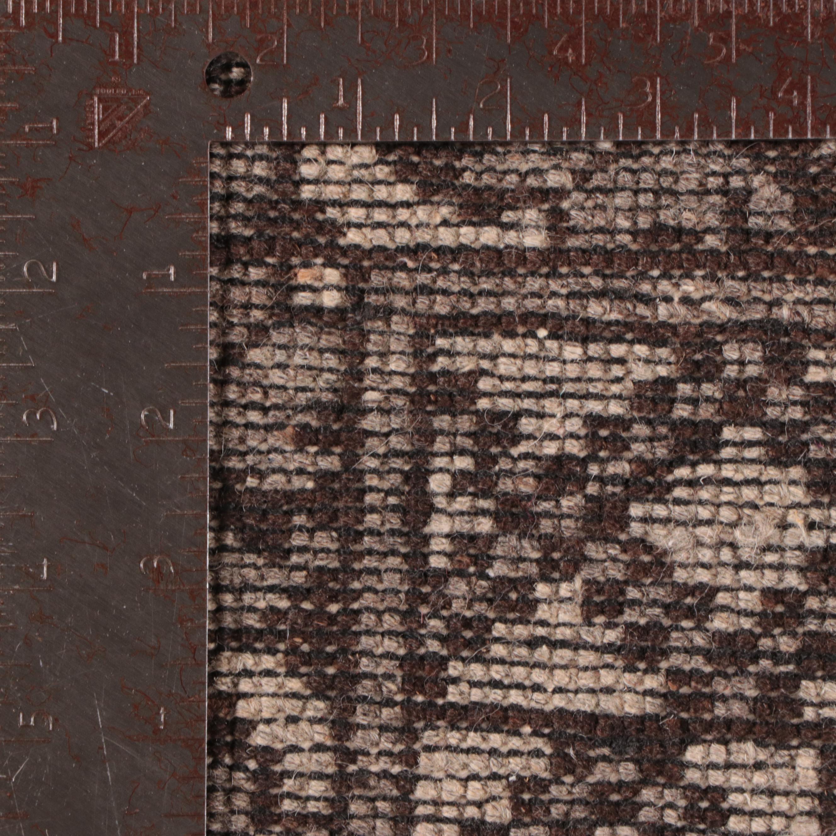 4'11 x 6'6 Hand-Knotted Afghan "Elephant Foot' Gul Accent Rug