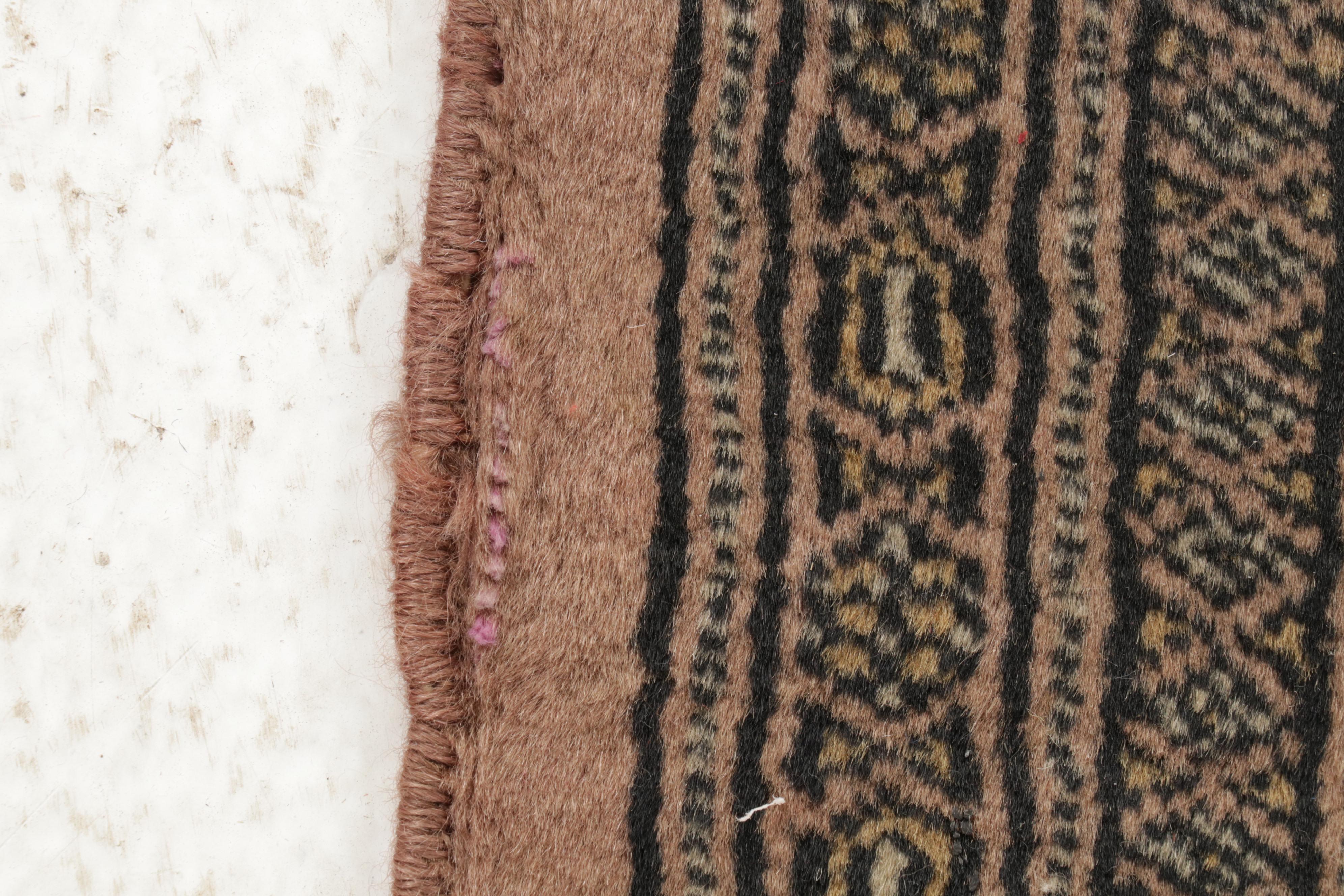 2'8 x 10'10 Hand-Knotted Pakistani Turkmen Bokhara Runner, 1990s