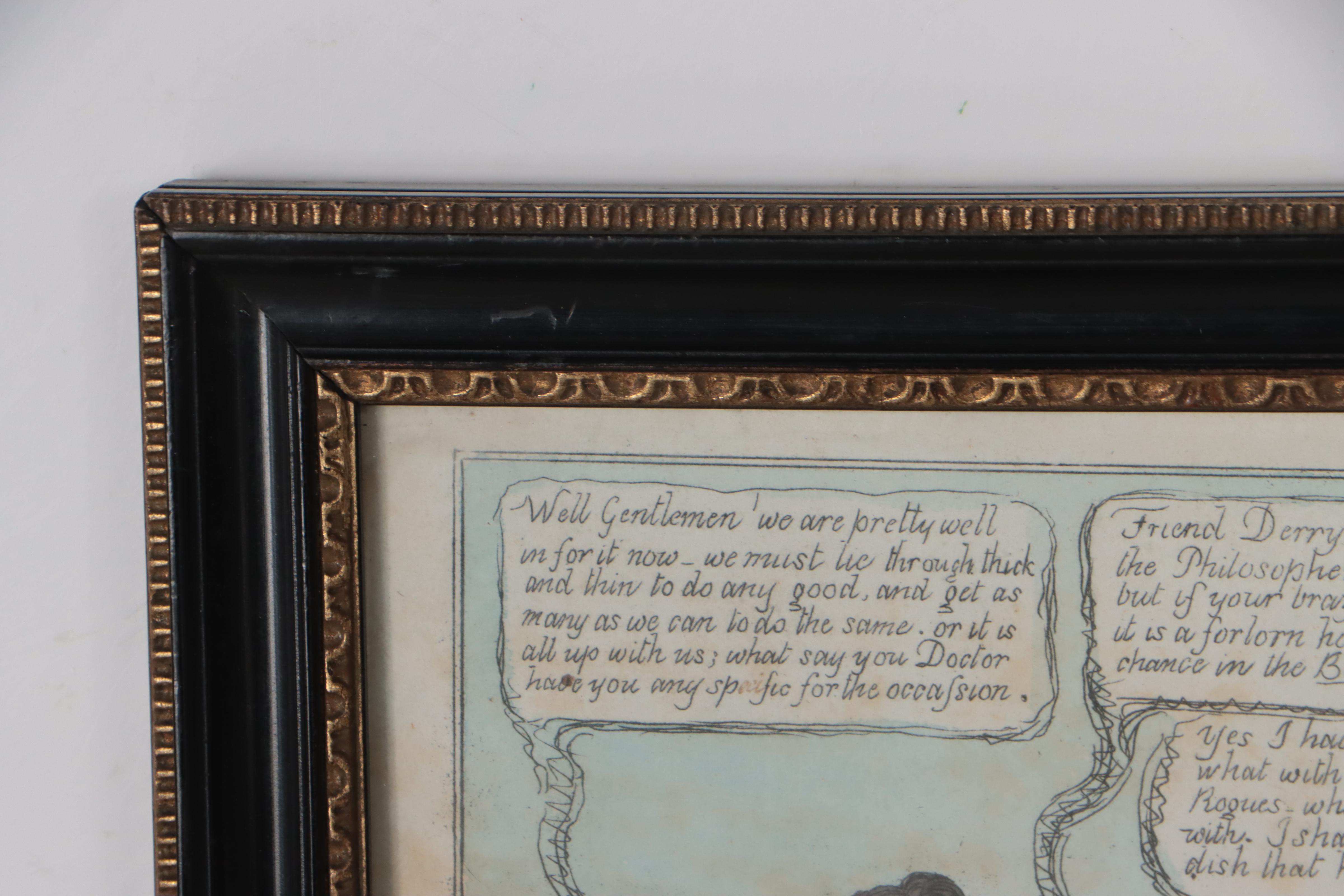 Hand-Colored Lithograph After Charles Williams of Political Cartoon