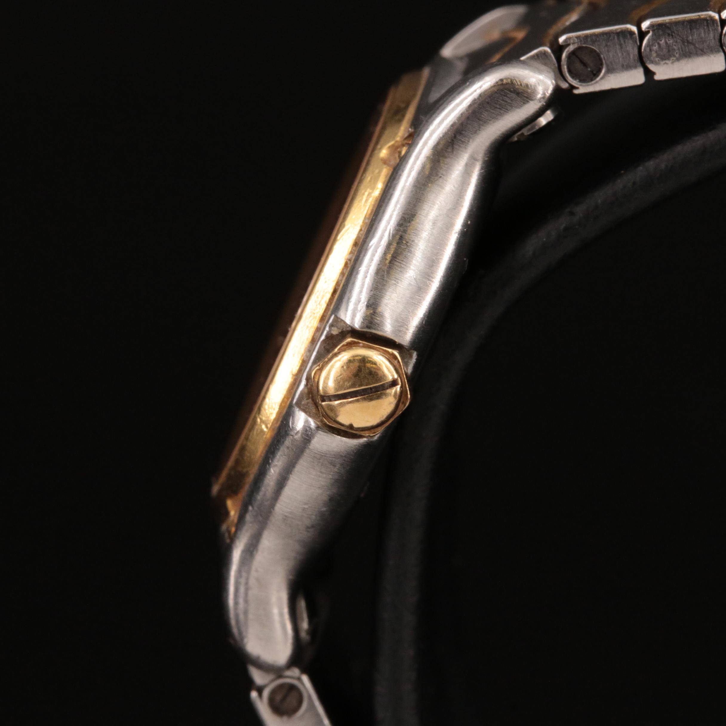 18K and Stainless Steel Ebel Sport Wave Watch