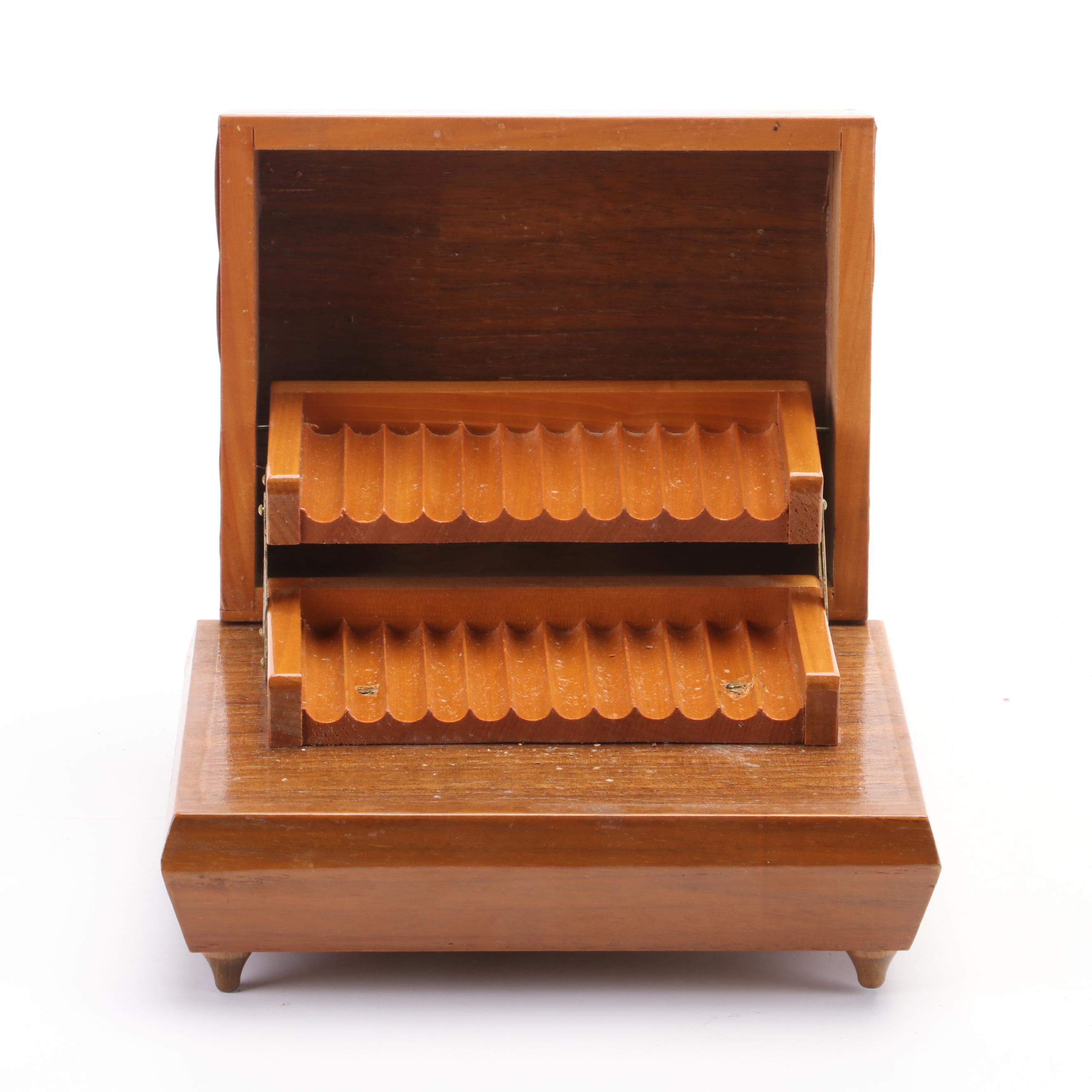 McMaster with Other Ashtrays, Musical Cigarette Box and Shoe Figurine