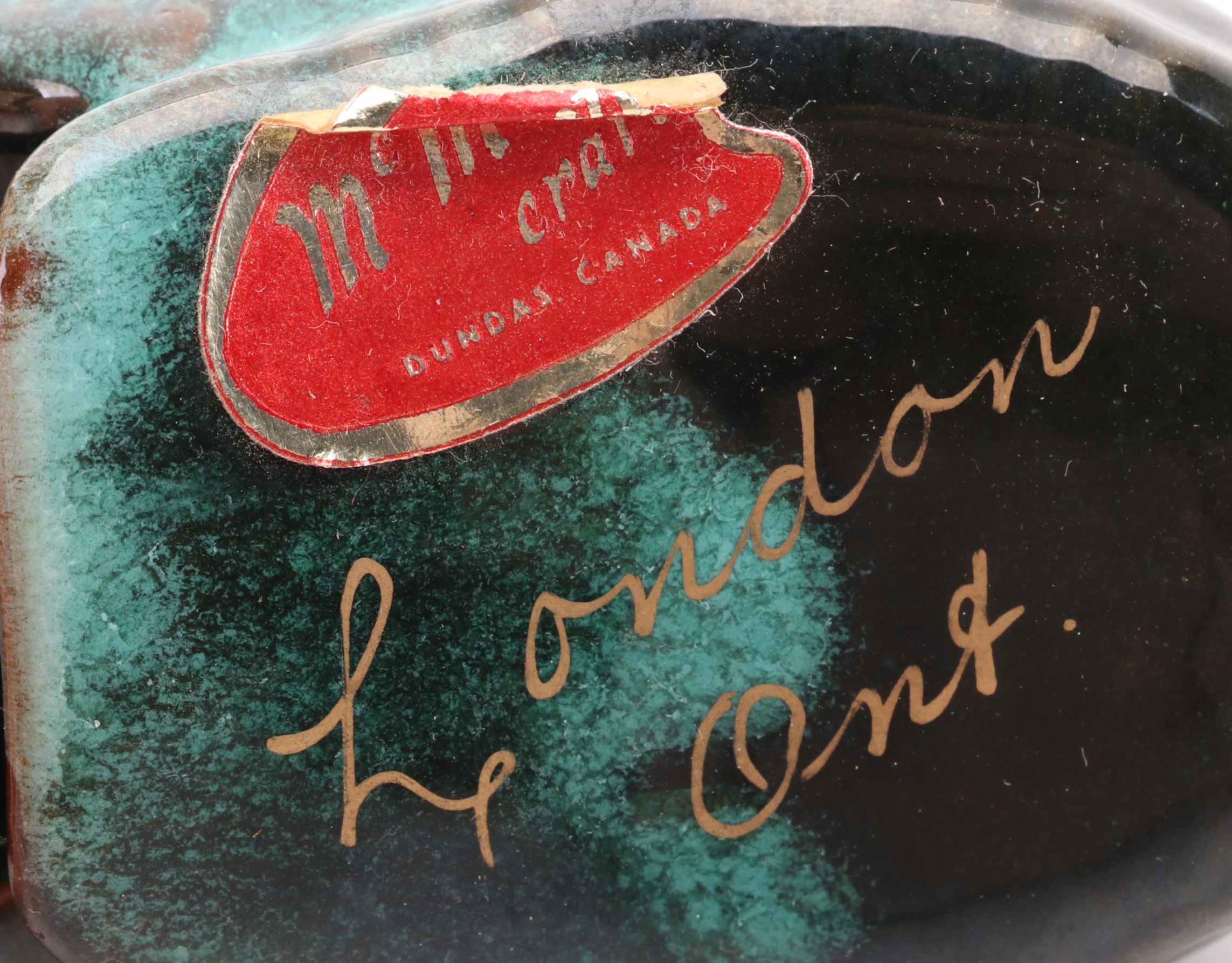 McMaster with Other Ashtrays, Musical Cigarette Box and Shoe Figurine