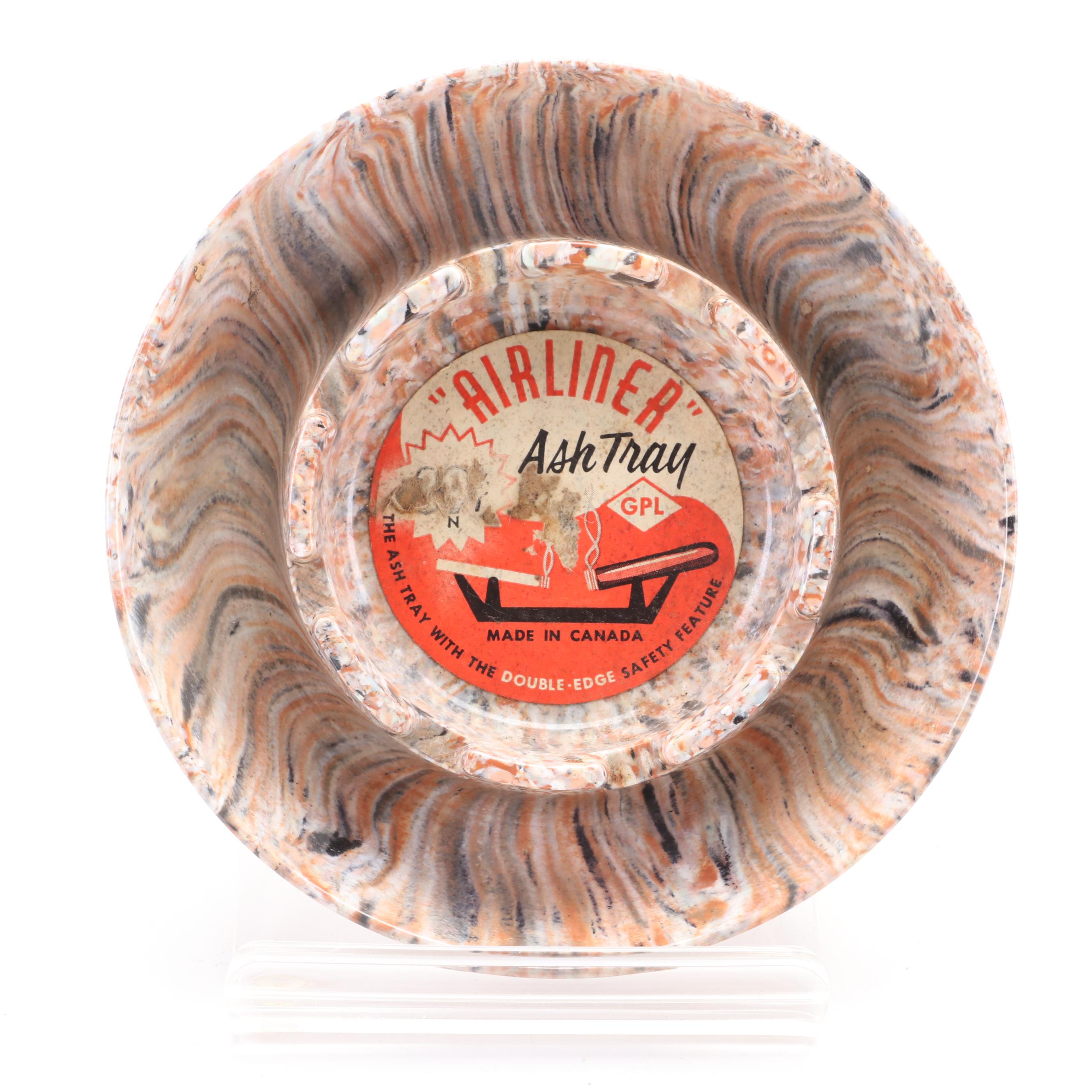 McMaster with Other Ashtrays, Musical Cigarette Box and Shoe Figurine