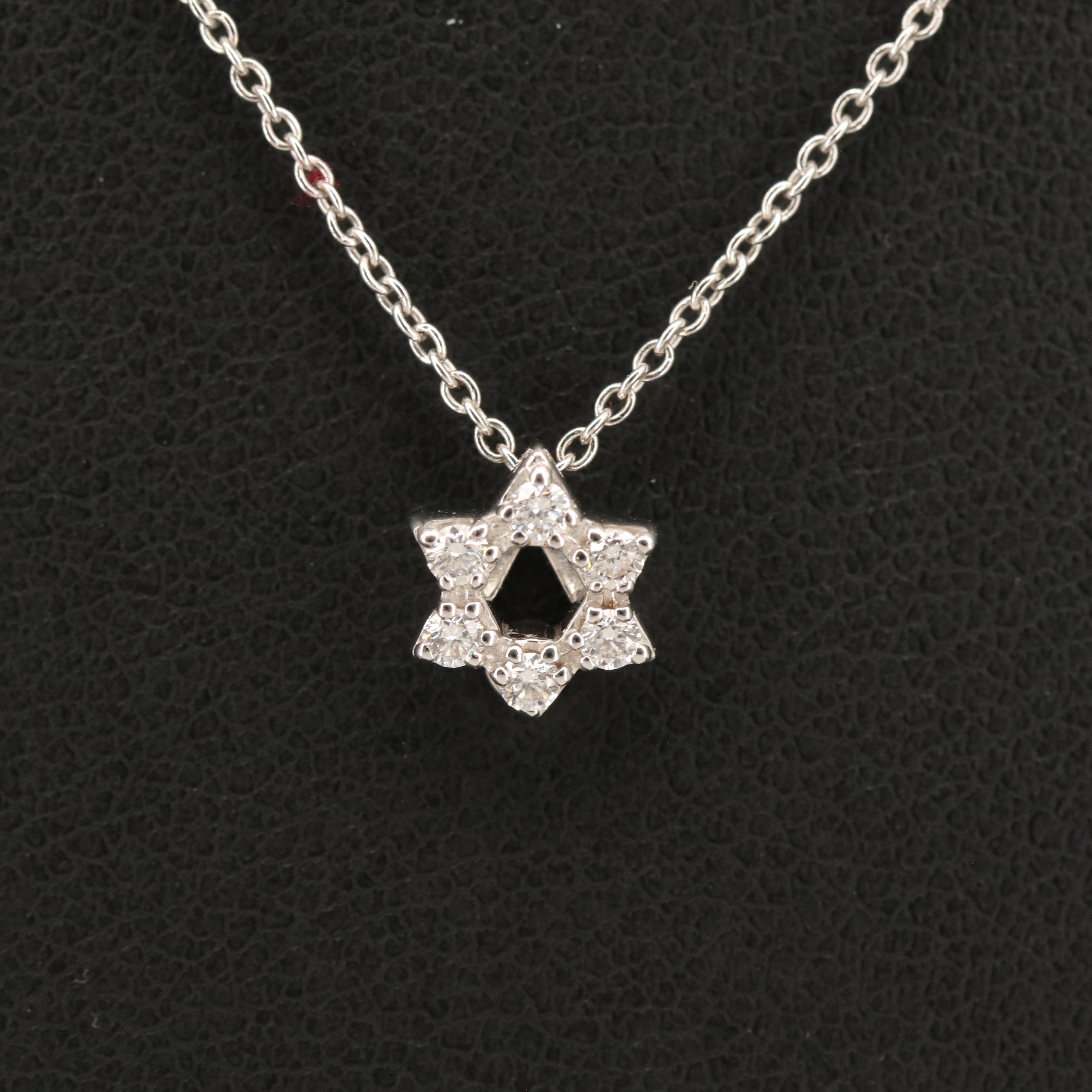 Roberto Coin 18K 0.09 CTW Star of David Pendant Necklace
