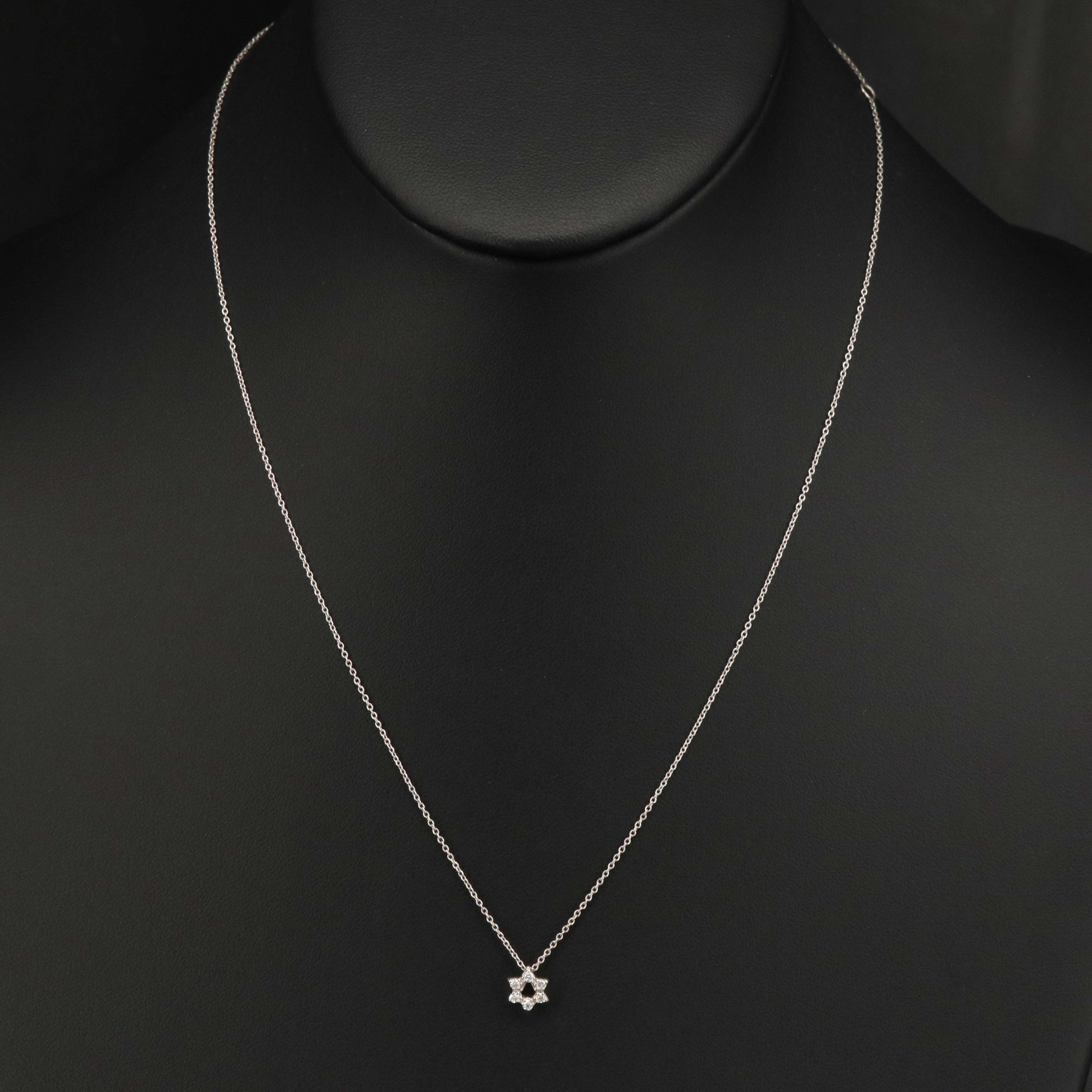 Roberto Coin 18K 0.09 CTW Star of David Pendant Necklace
