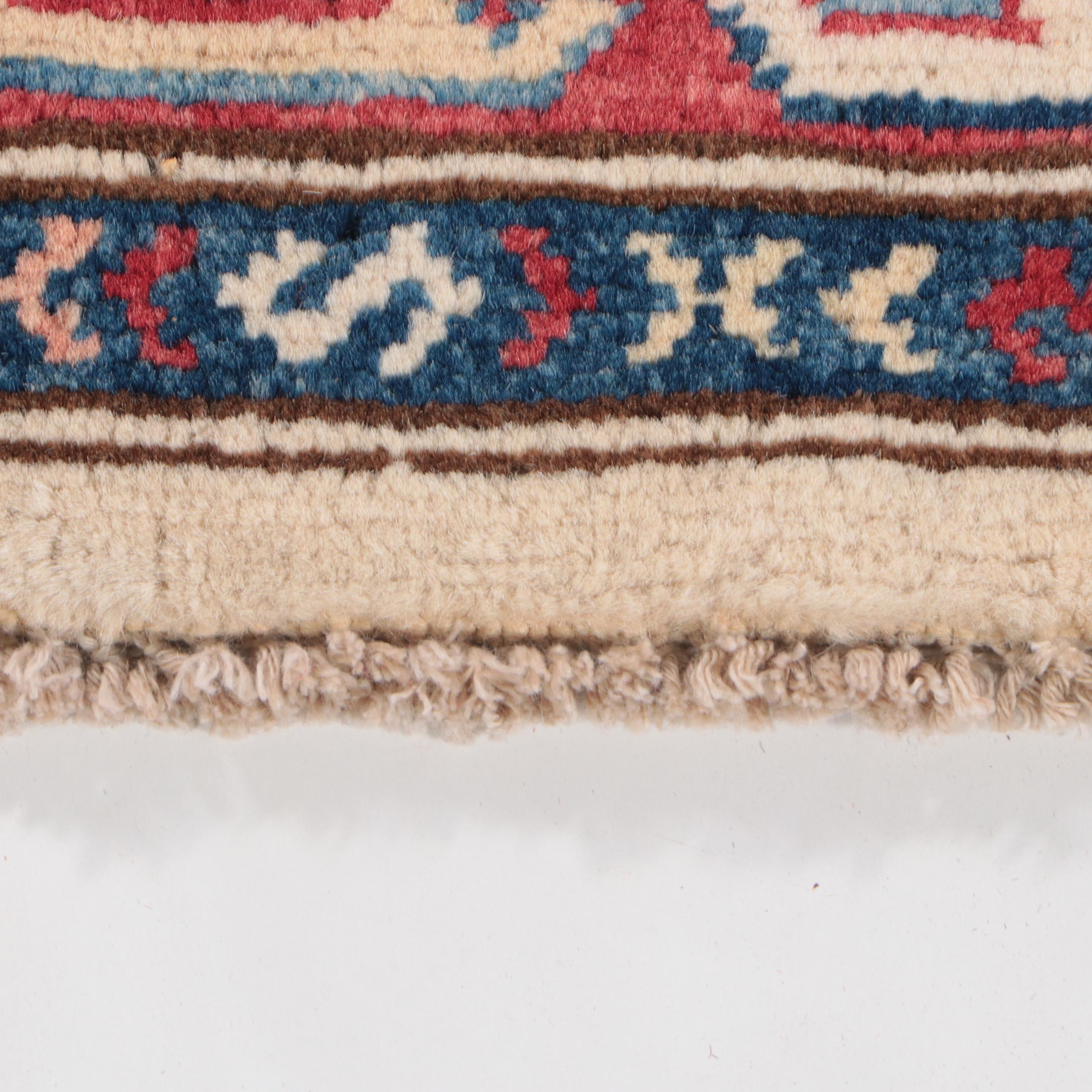 2'7 x 7'8 Hand-Knotted Pakistani Kazak-Style Carpet Runner