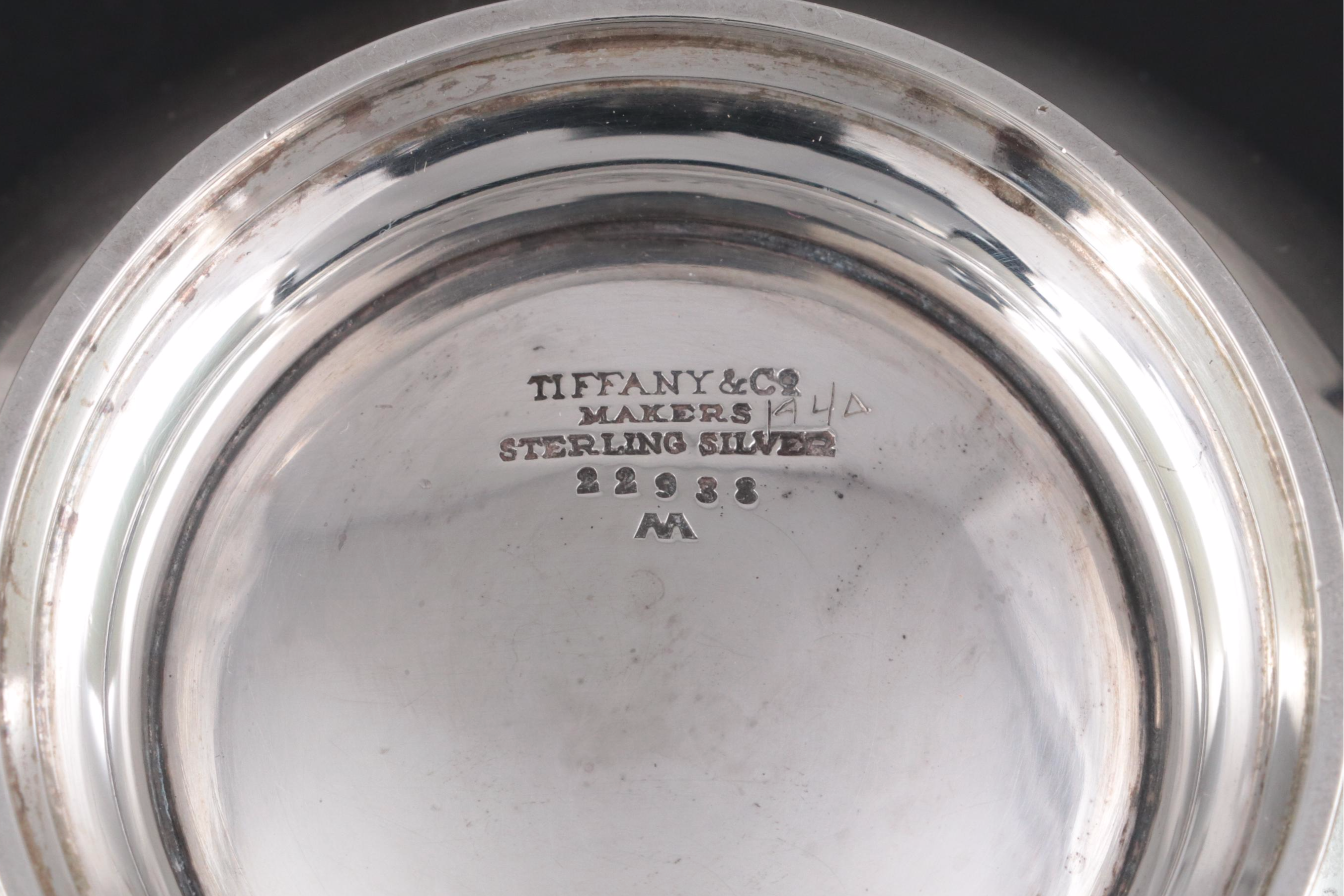 Tiffany & Co. Sterling Silver Creamer and Open Sugar, Mid-20th Century