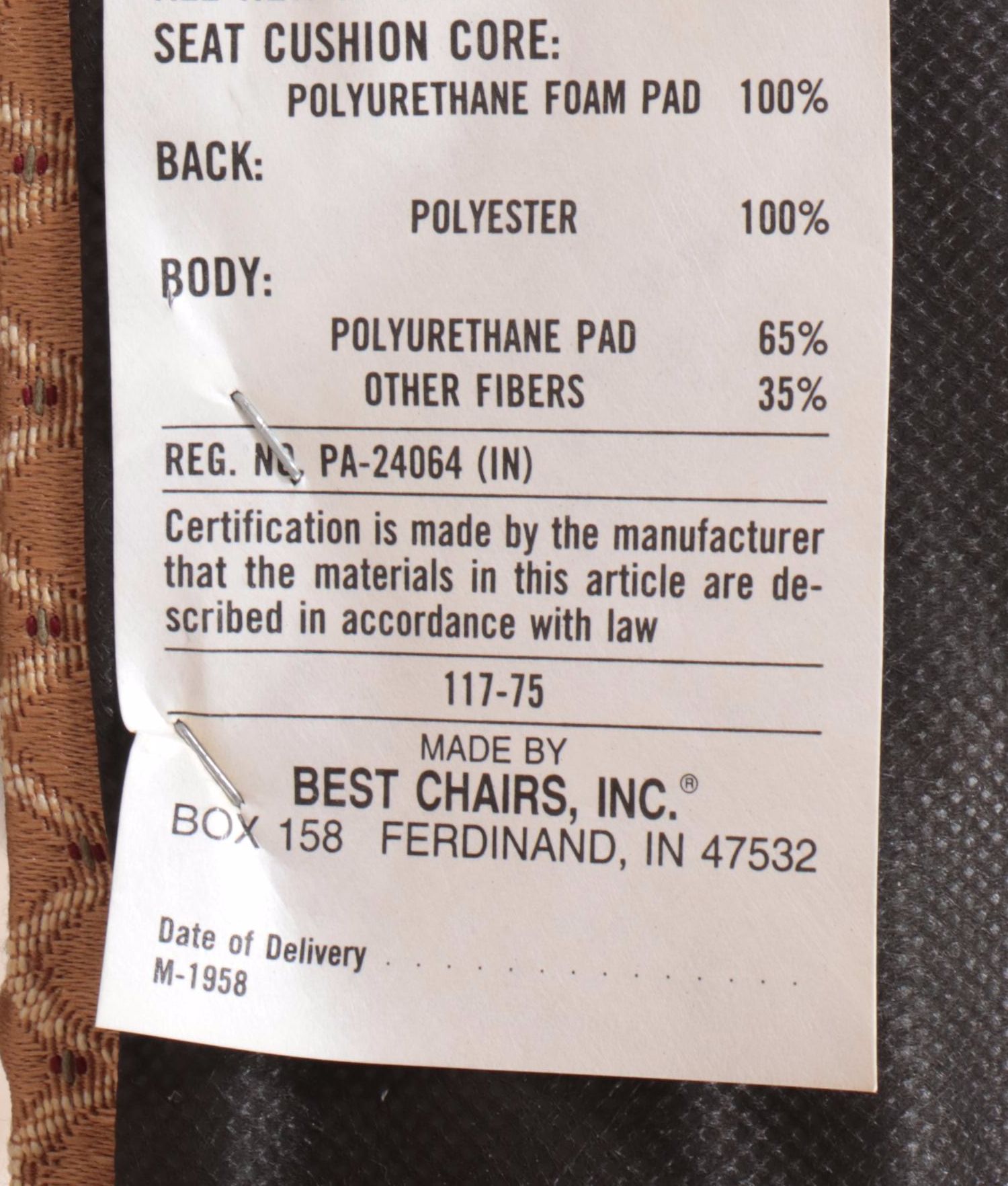 Best Chairs Inc. Queen Anne Style Custom-Upholstered Hardwood Armchair